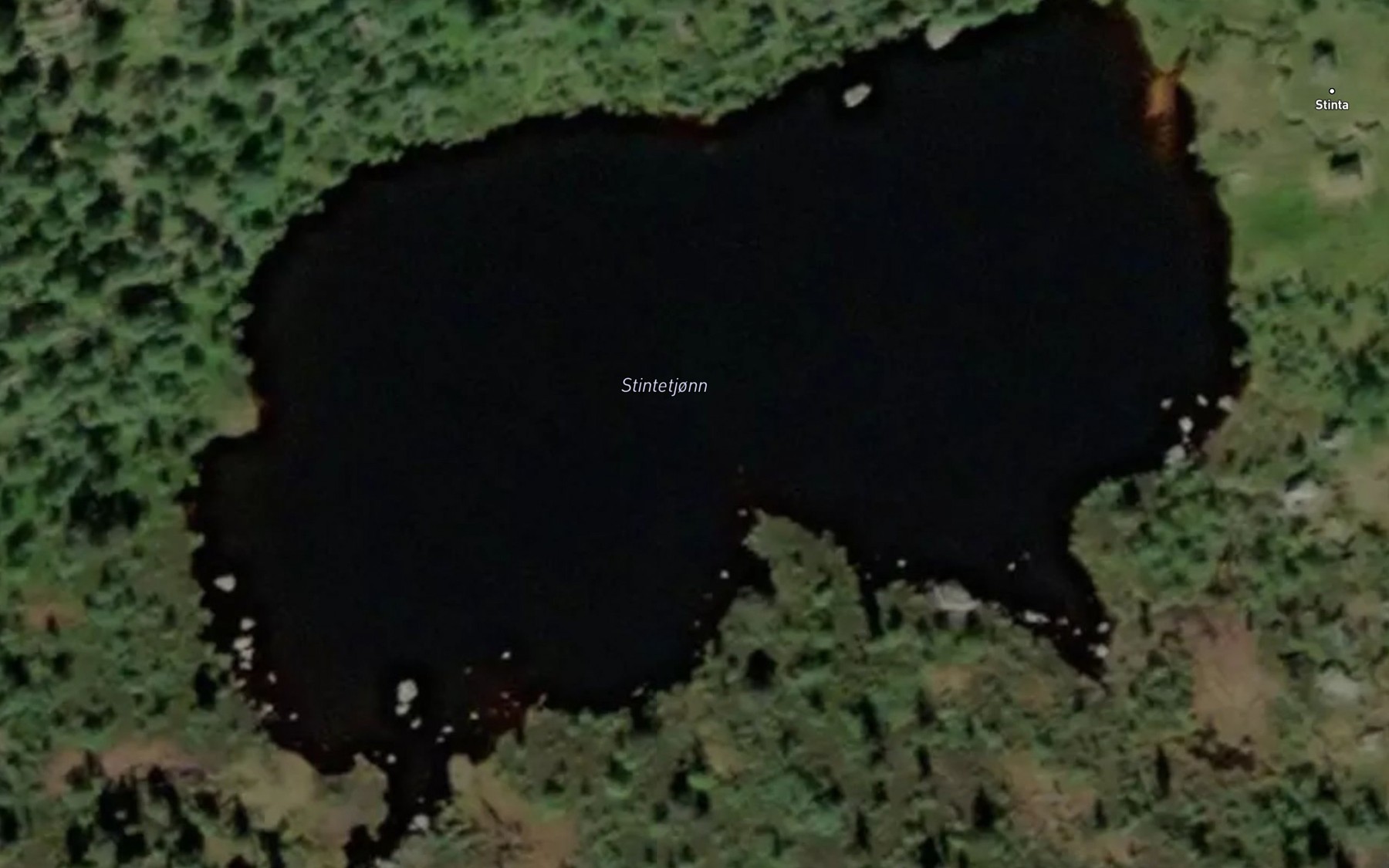 Satellite map of the Stintetjorn
