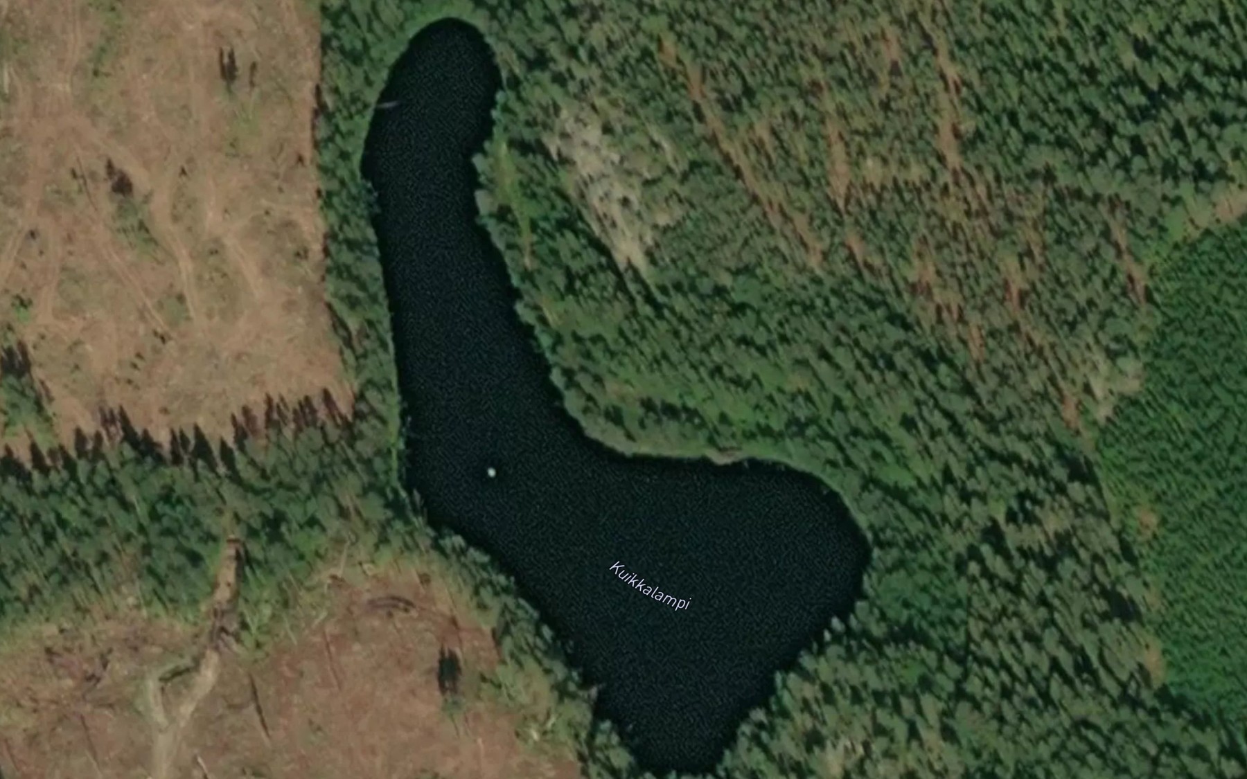 Satellite map of the Kuikkalampi