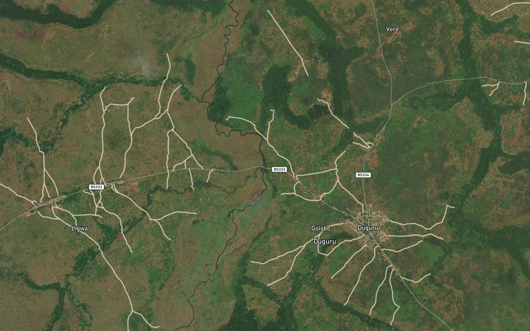 Satellite map of the Konon