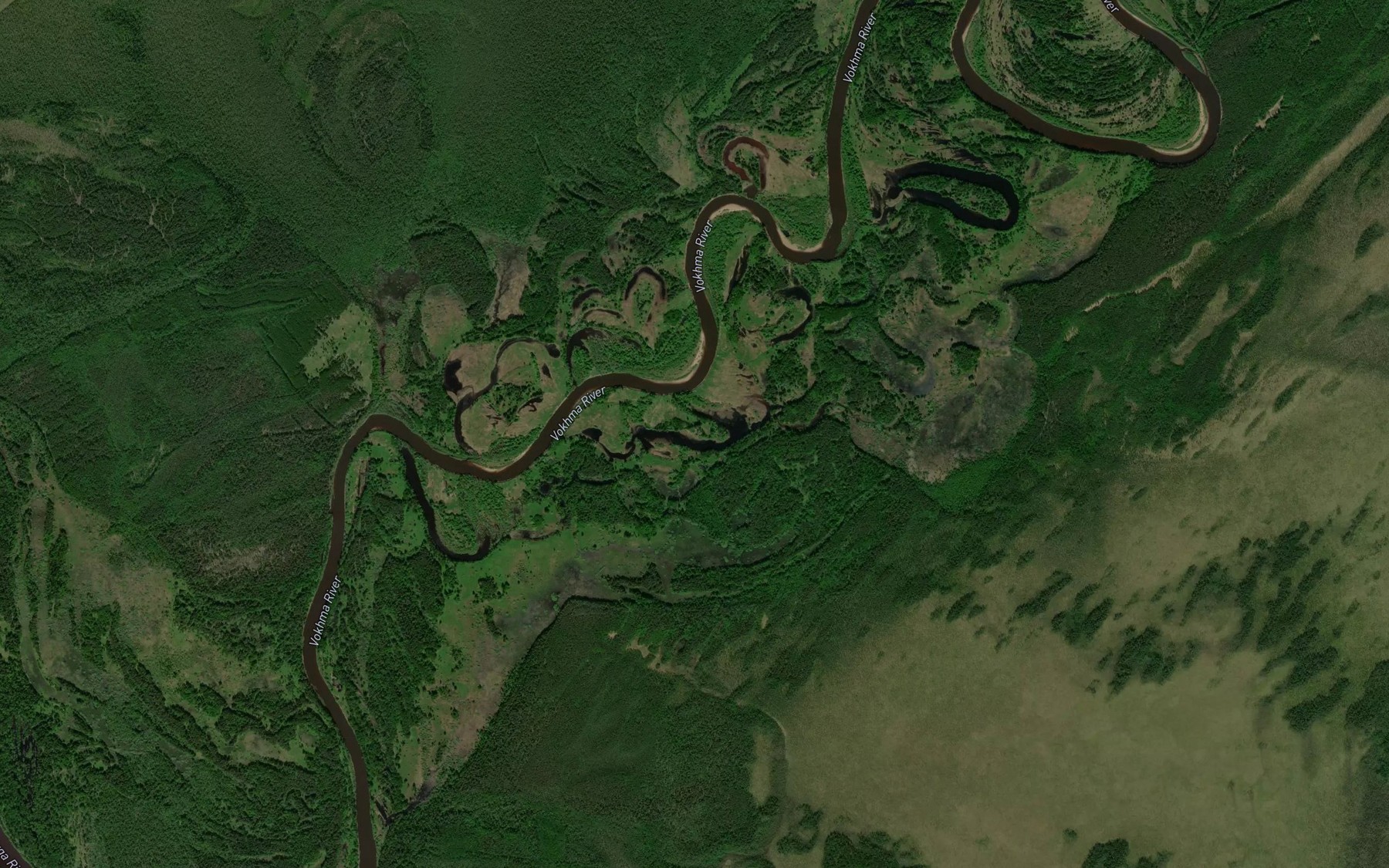 Satellite map of the Ozero Pashenkovo