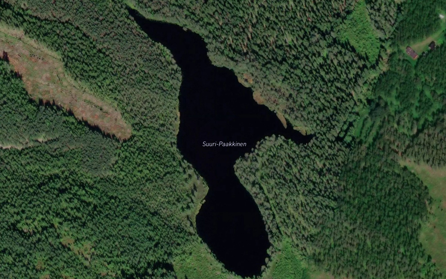 Satellite map of the Suuri-Paakkinen