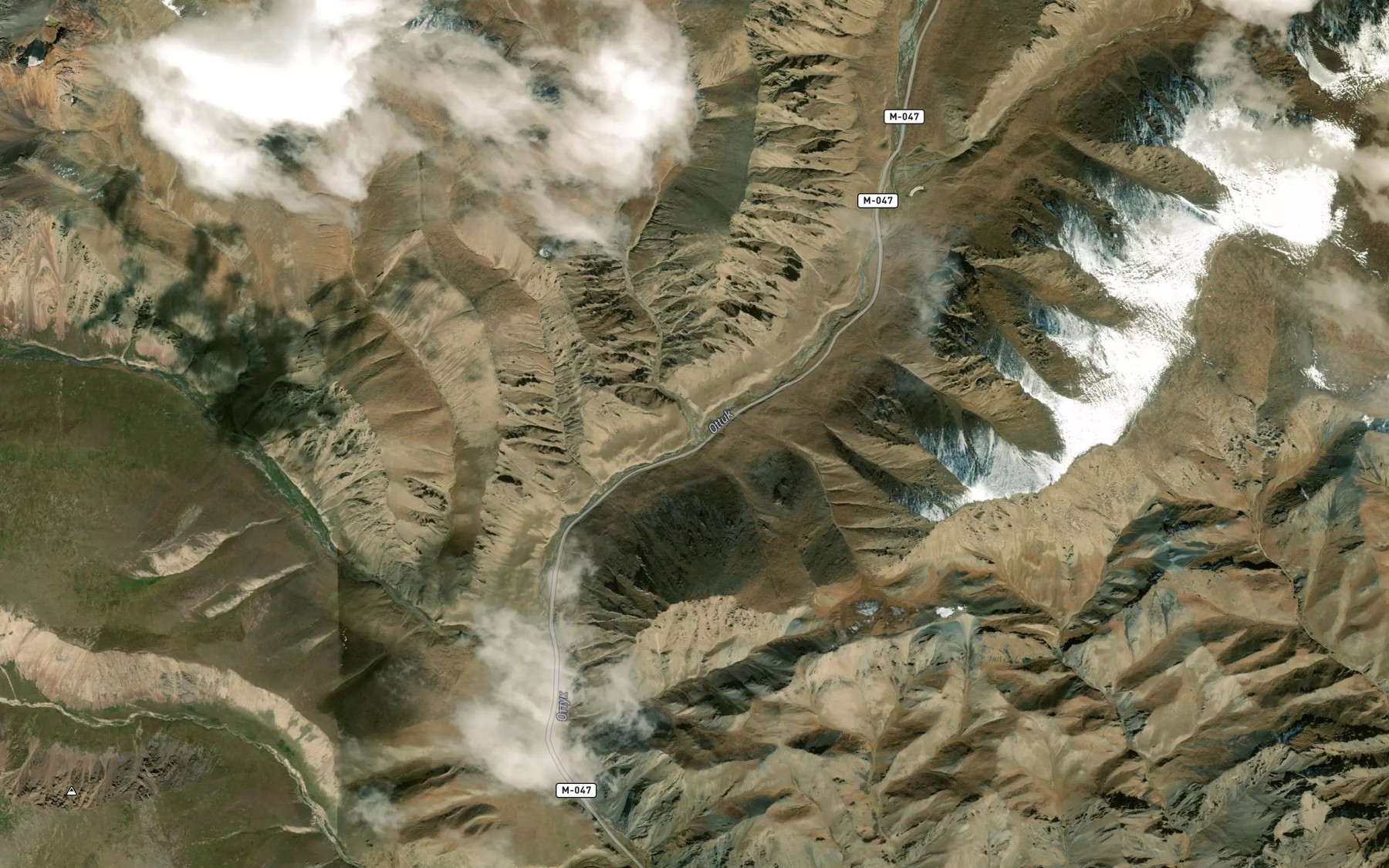 Satellite map of the Mamuntor