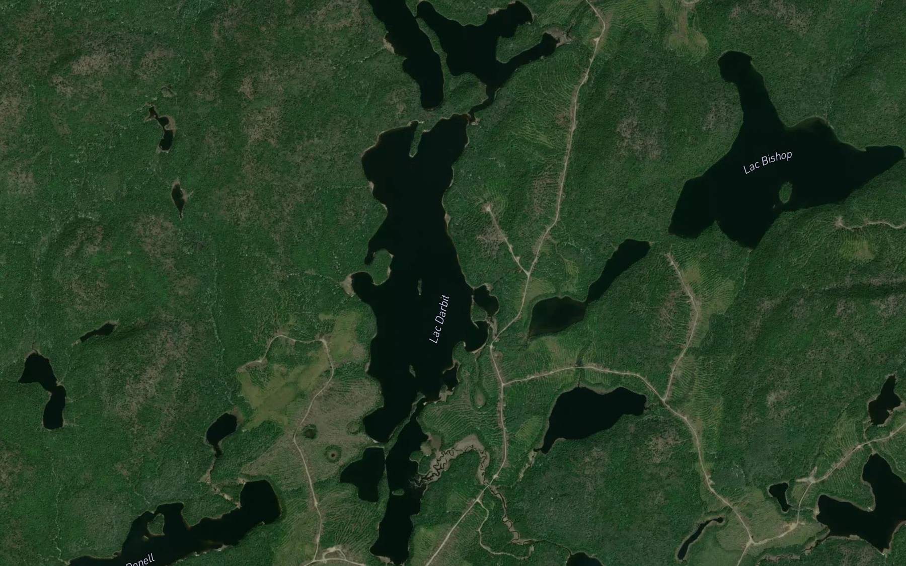 Satellite map of the Lac Darbit