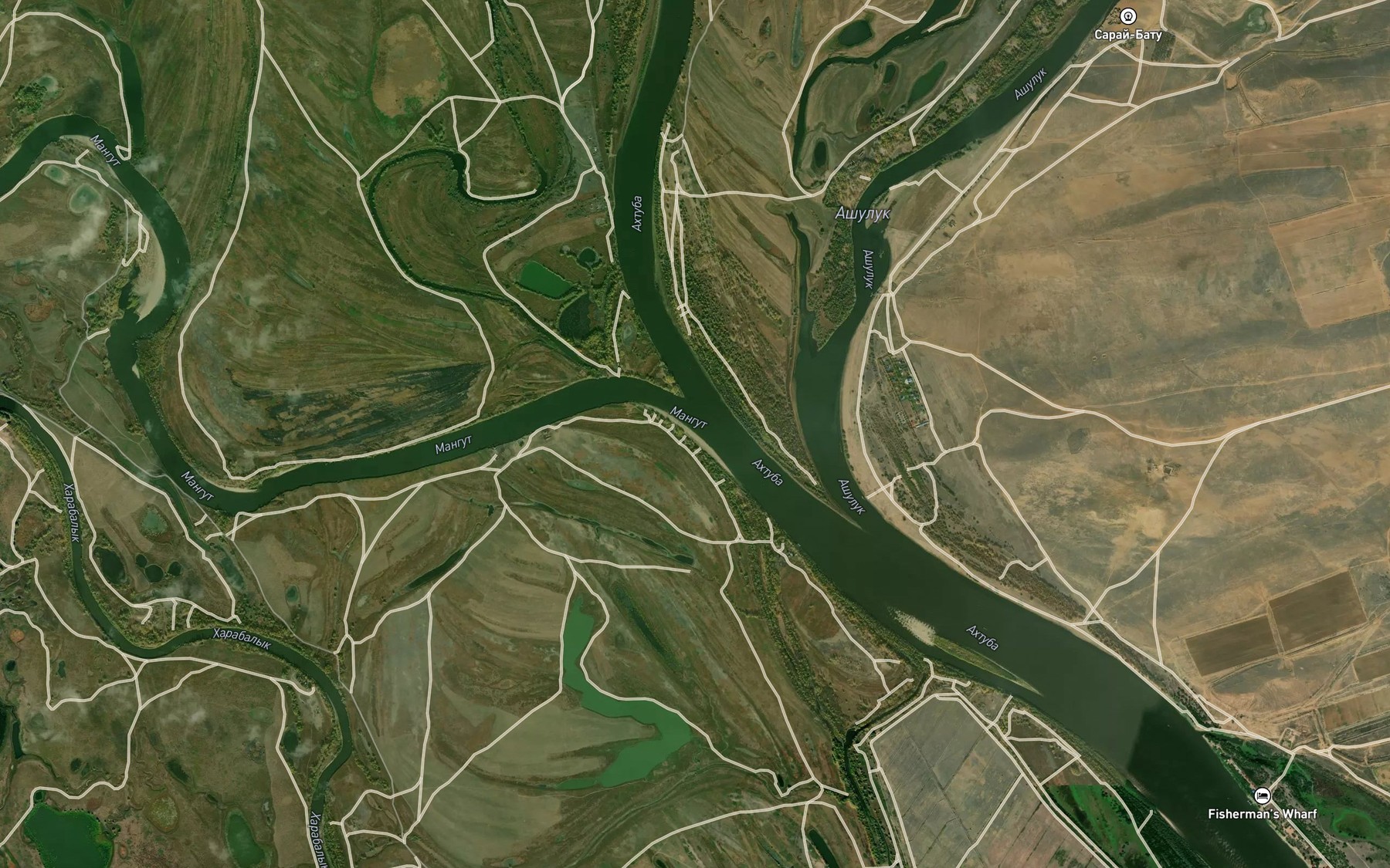 Satellite map of the Kriusha
