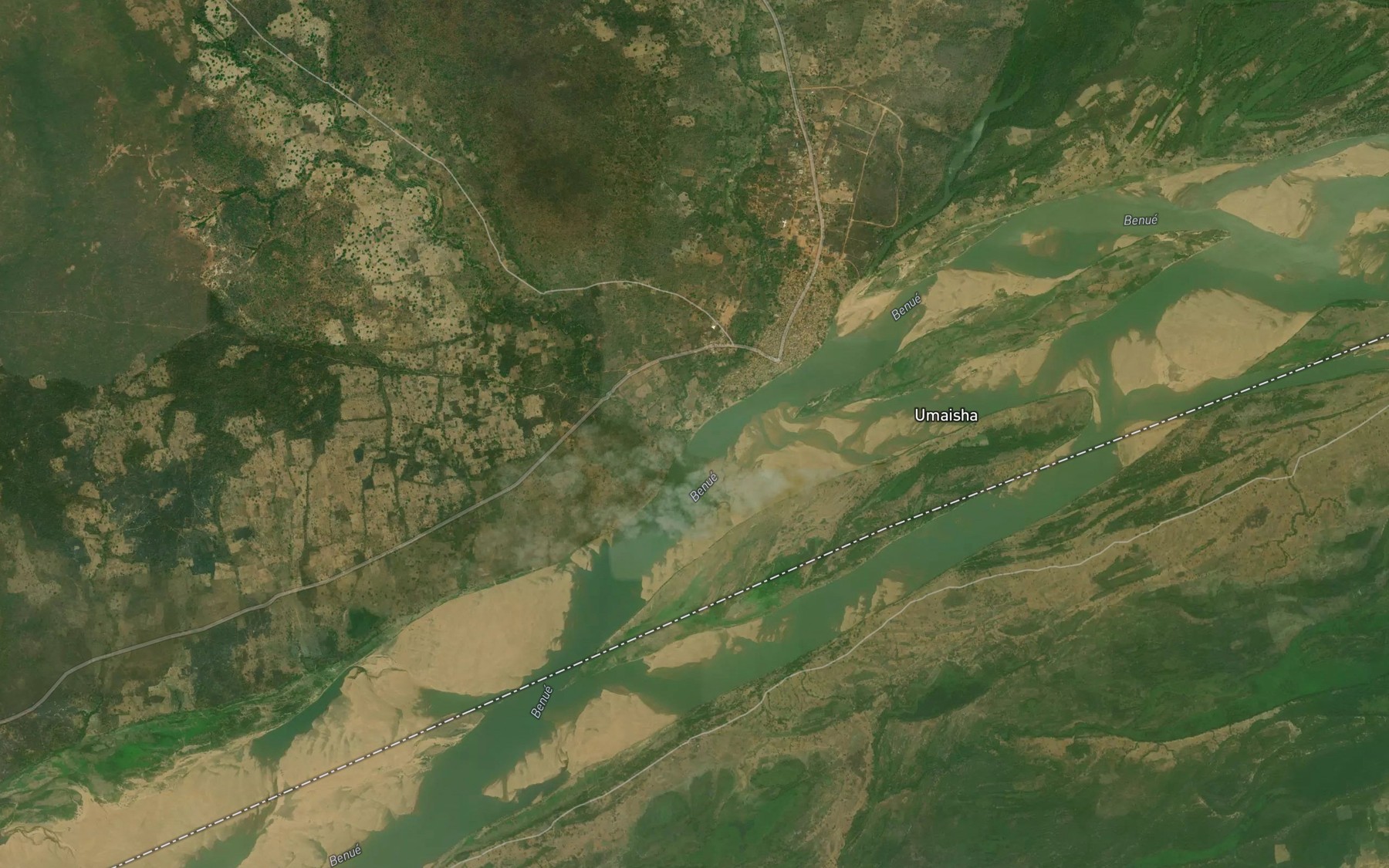 Satellite map of the KuwaStream