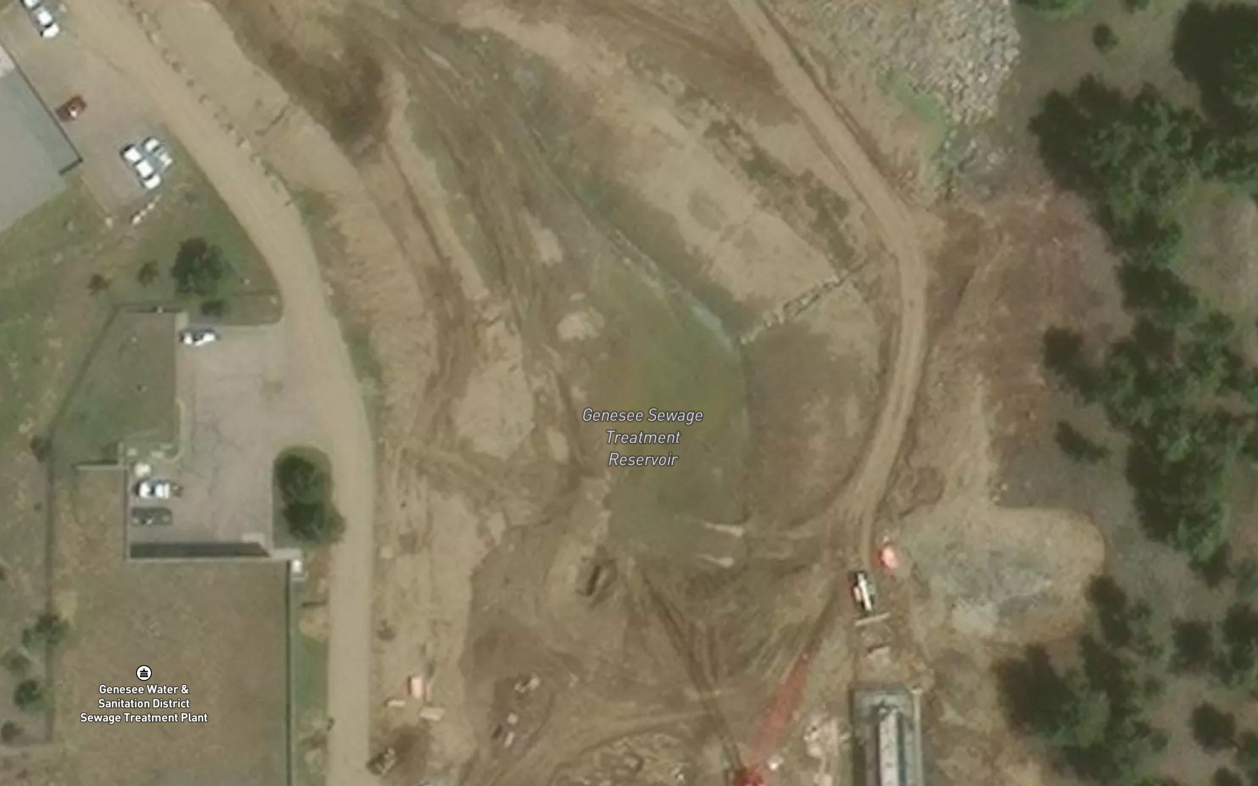 Genesee Sewage Treatment Reservoir