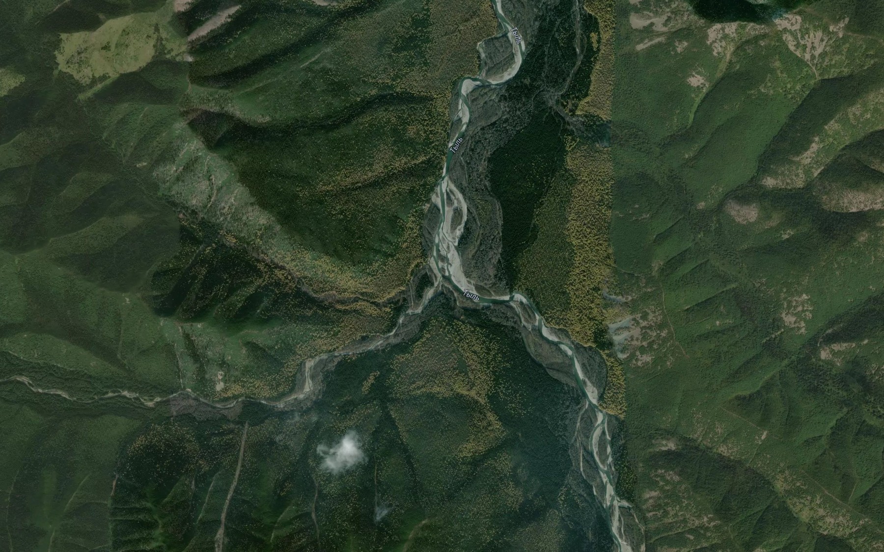 Satellite map of the Kovakh