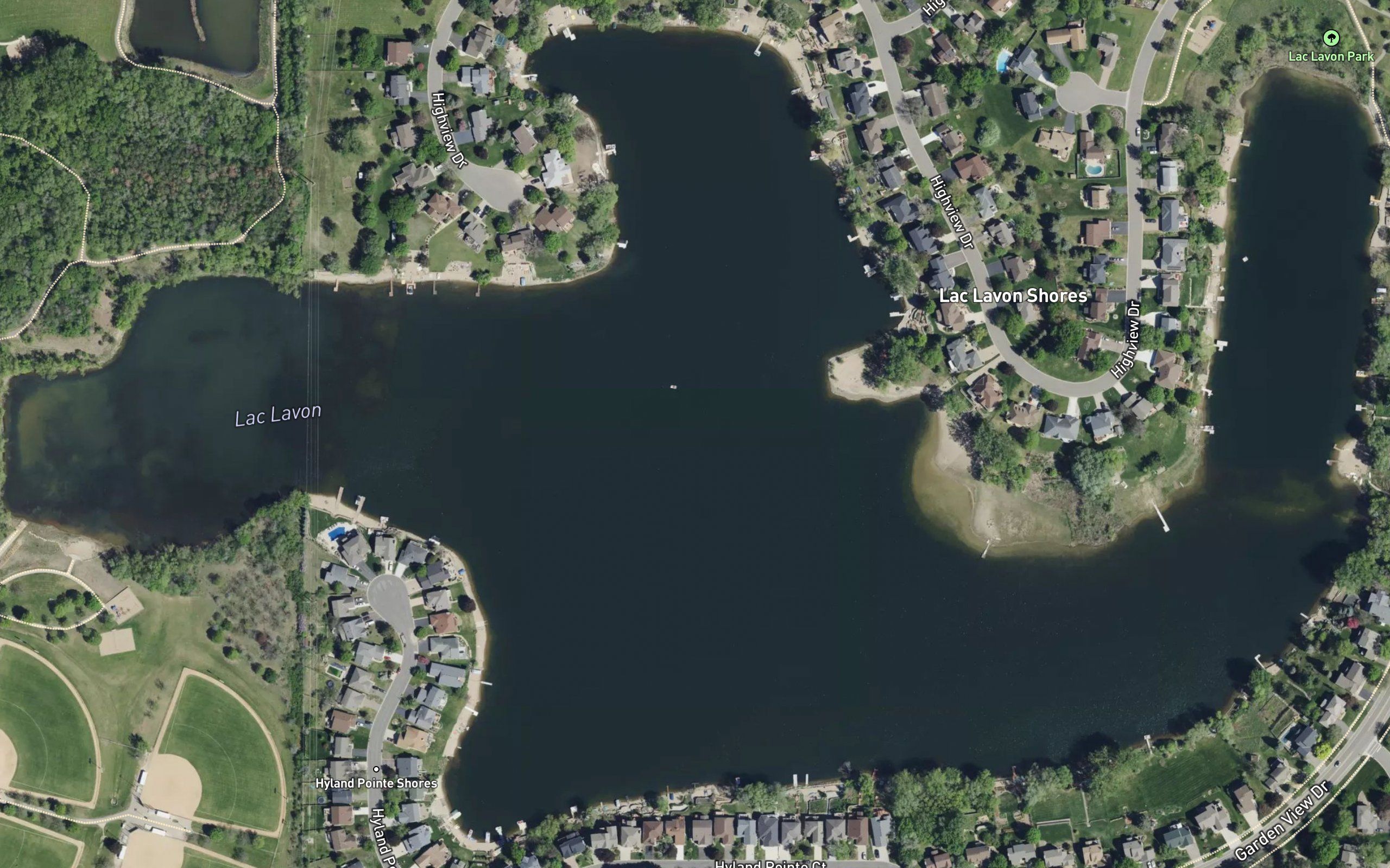 Lac Lavon Lake