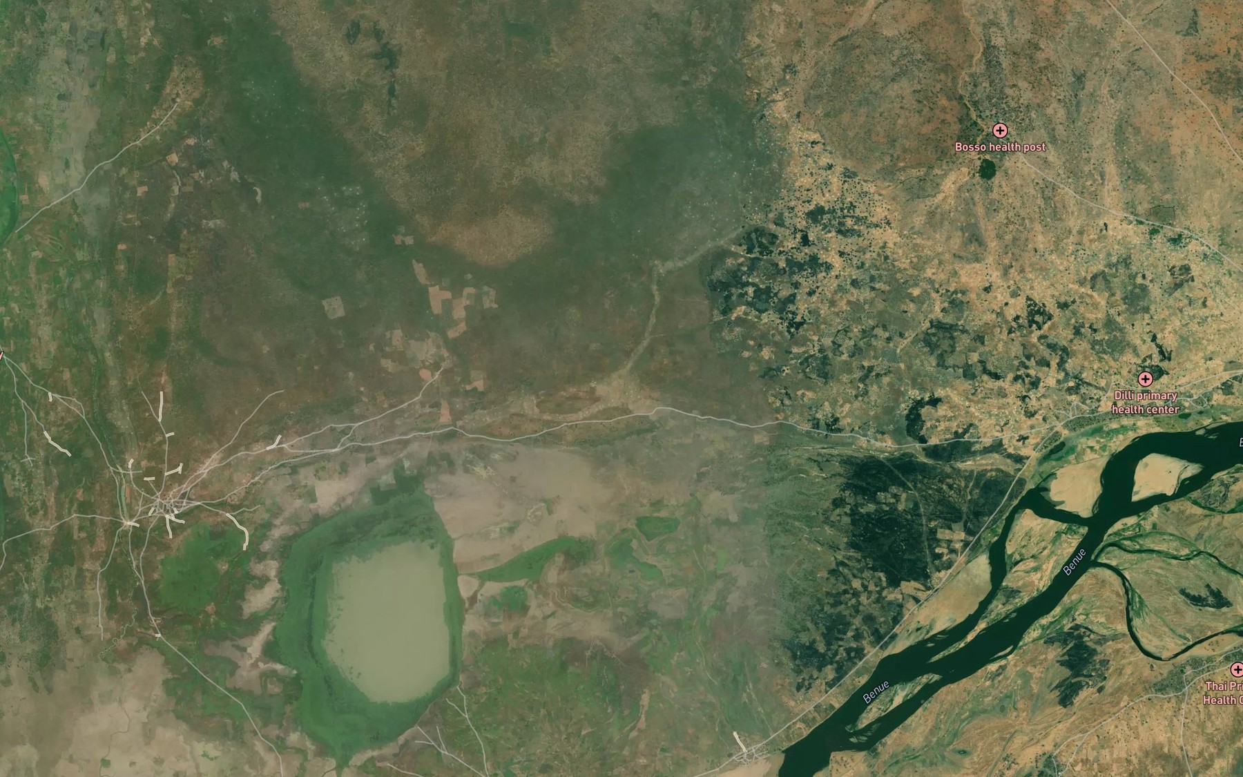 Satellite map of the MayoTappare