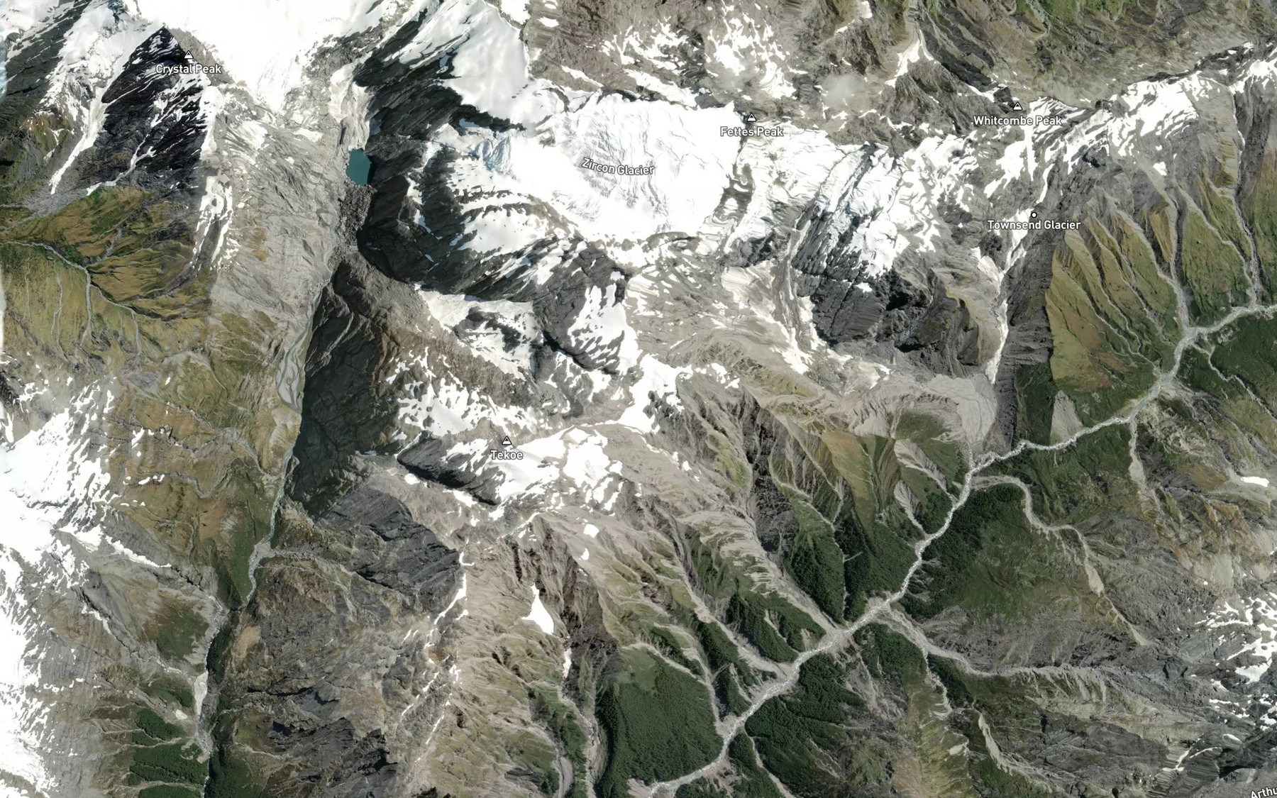 Satellite map of the Scramble Stream