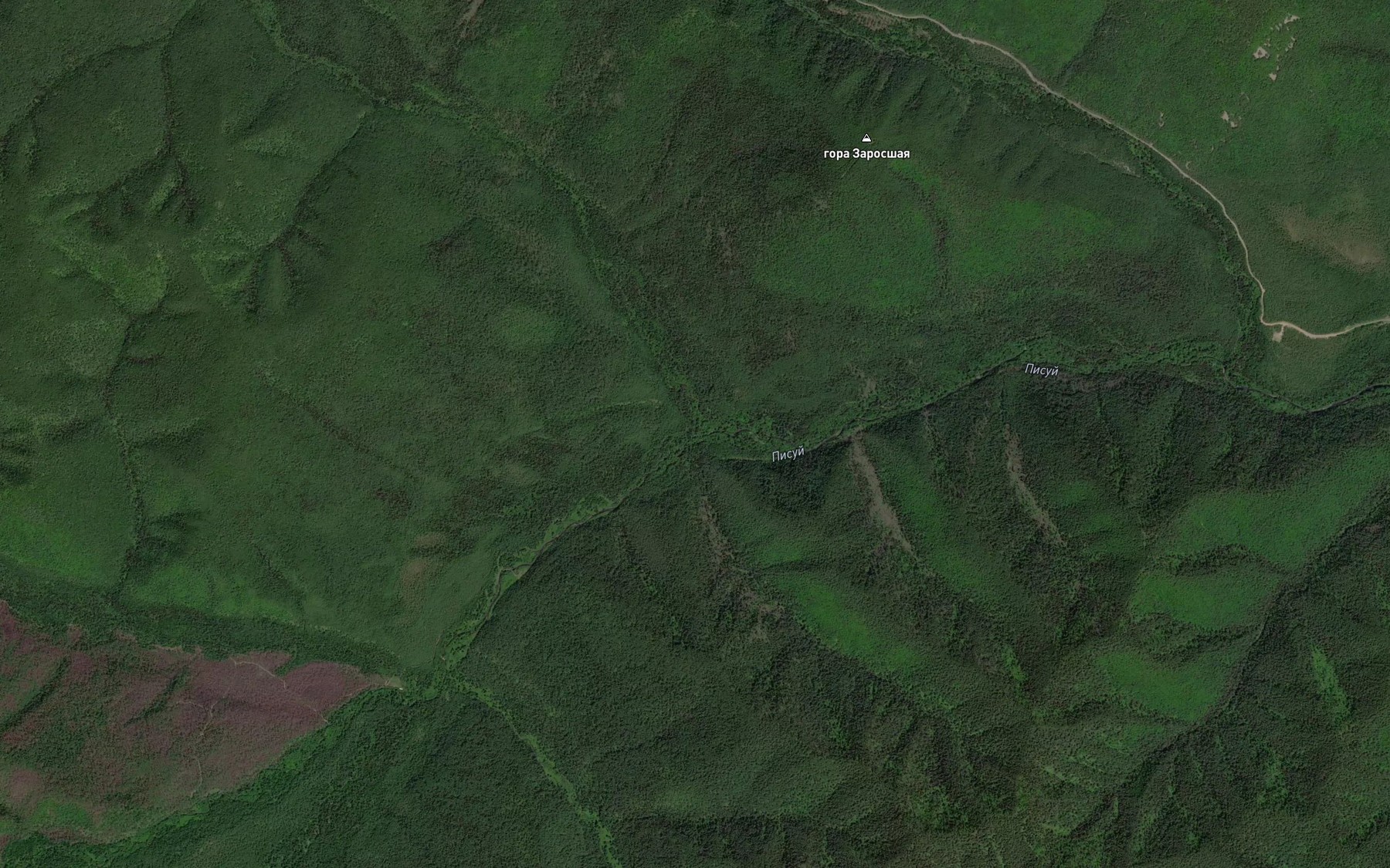 Satellite map of the Tone