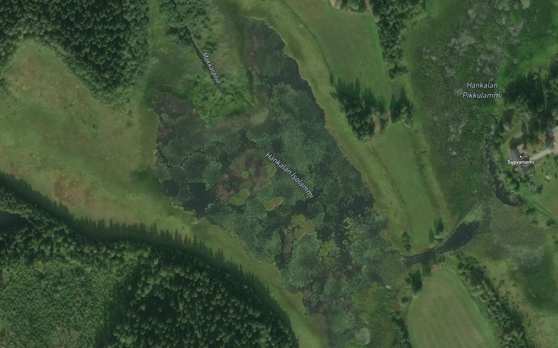 Satellite map of the Hankalan Isolammi