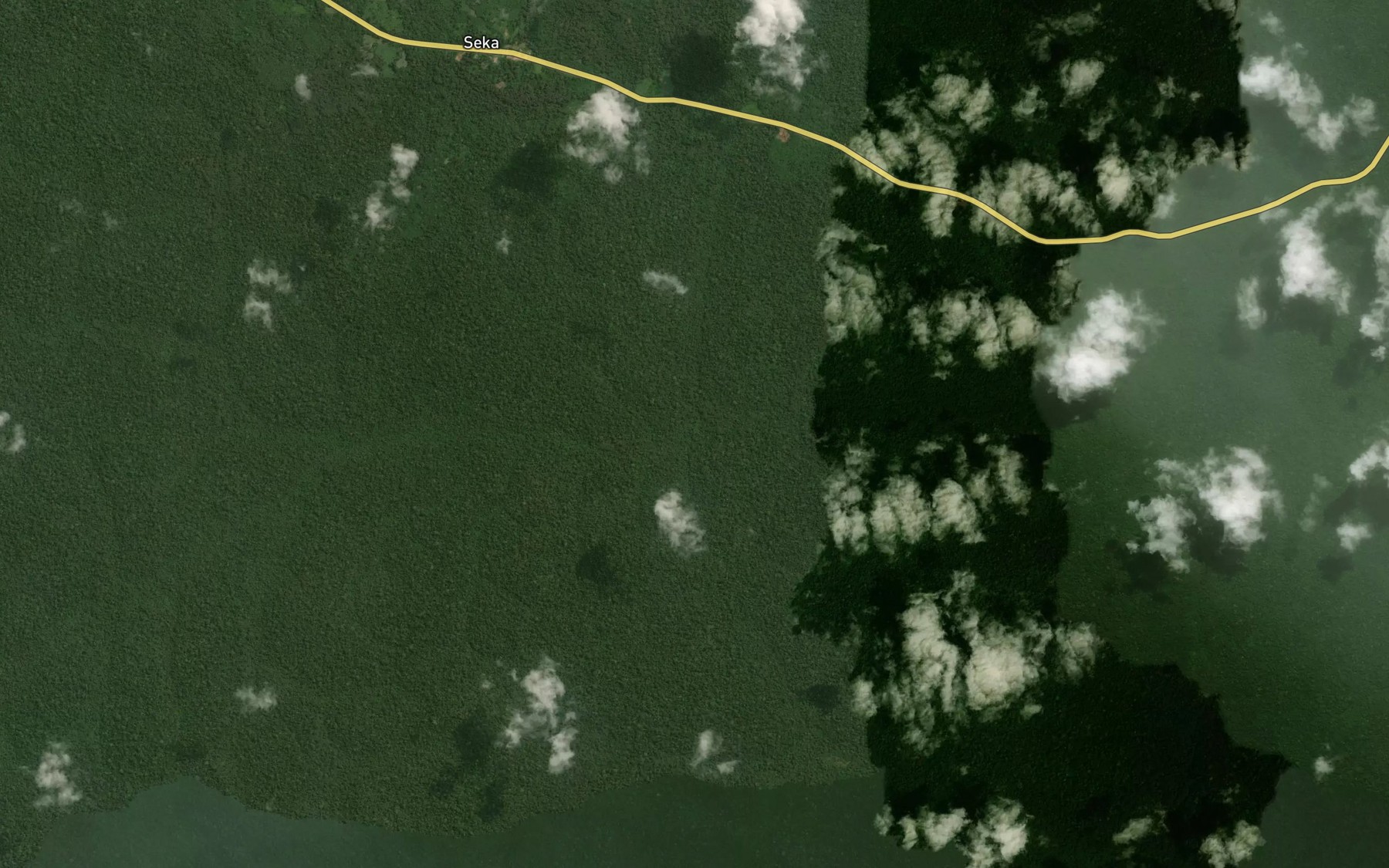 Satellite map of the Nasietio