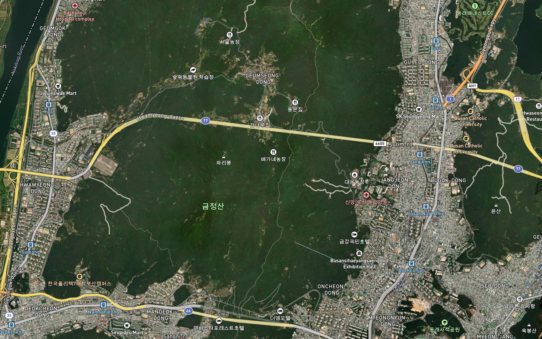 Satellite map of the Gaecheokdansoryuji