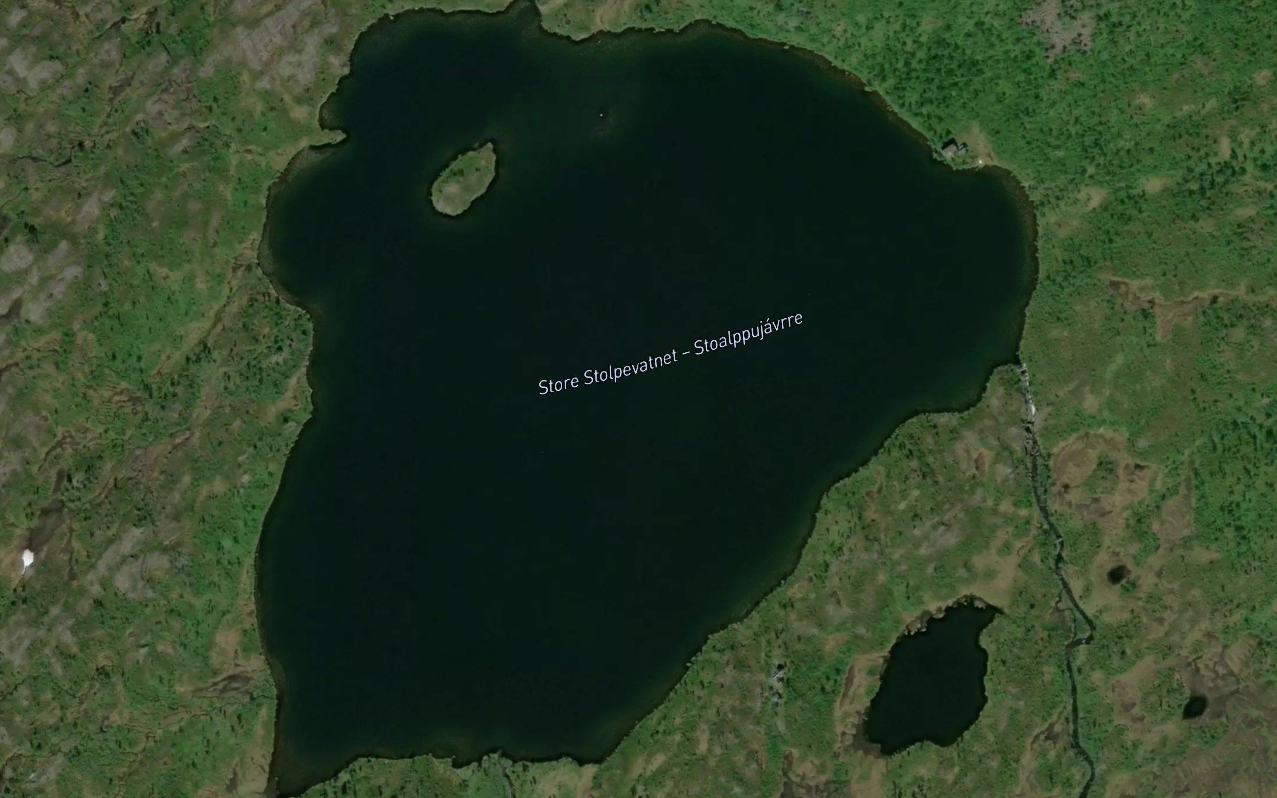 Stolpevatnet,store