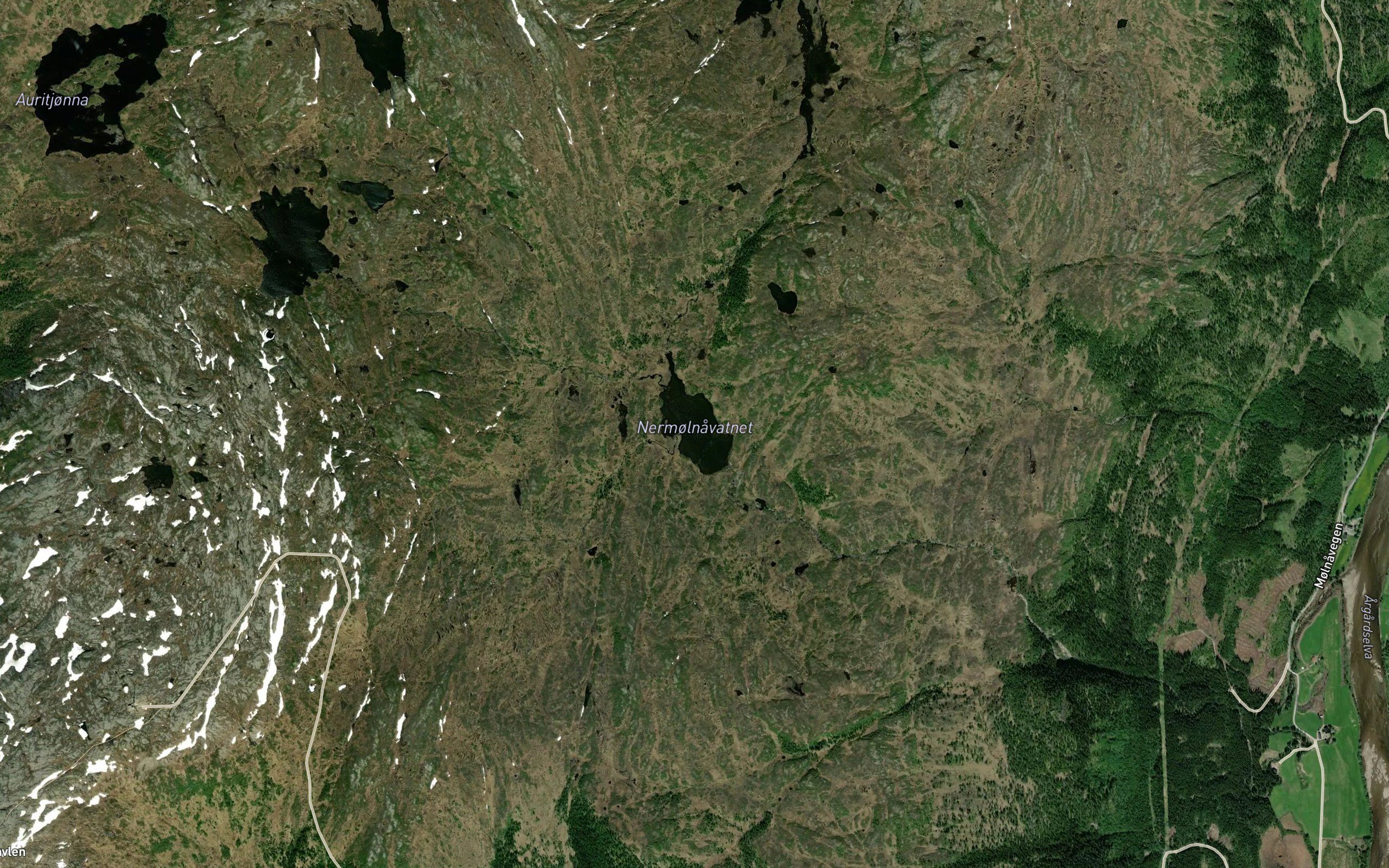 Ner - Molnavatnet
