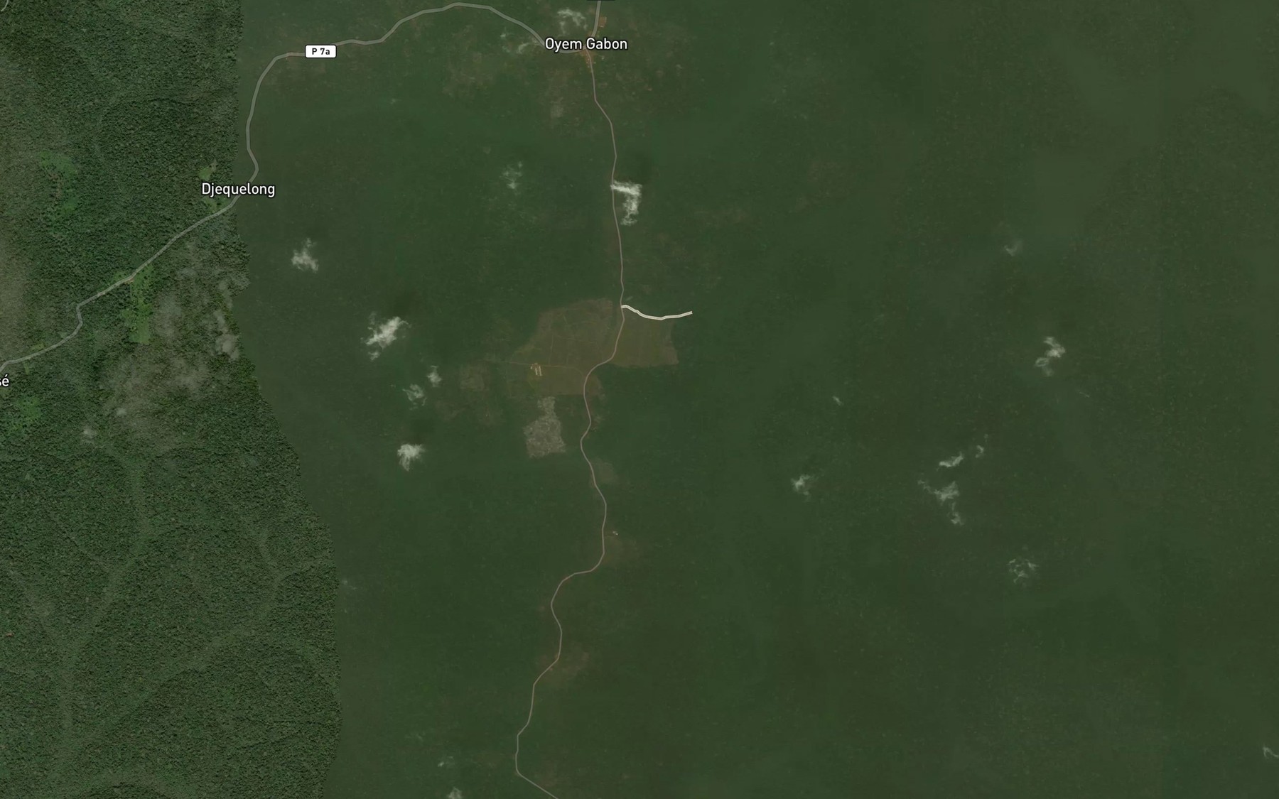 Satellite map of the Bouobat