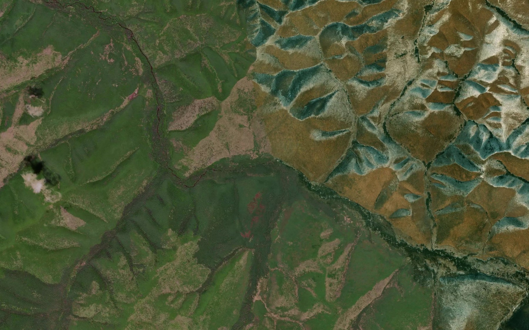 Satellite map of the Dlinnyy