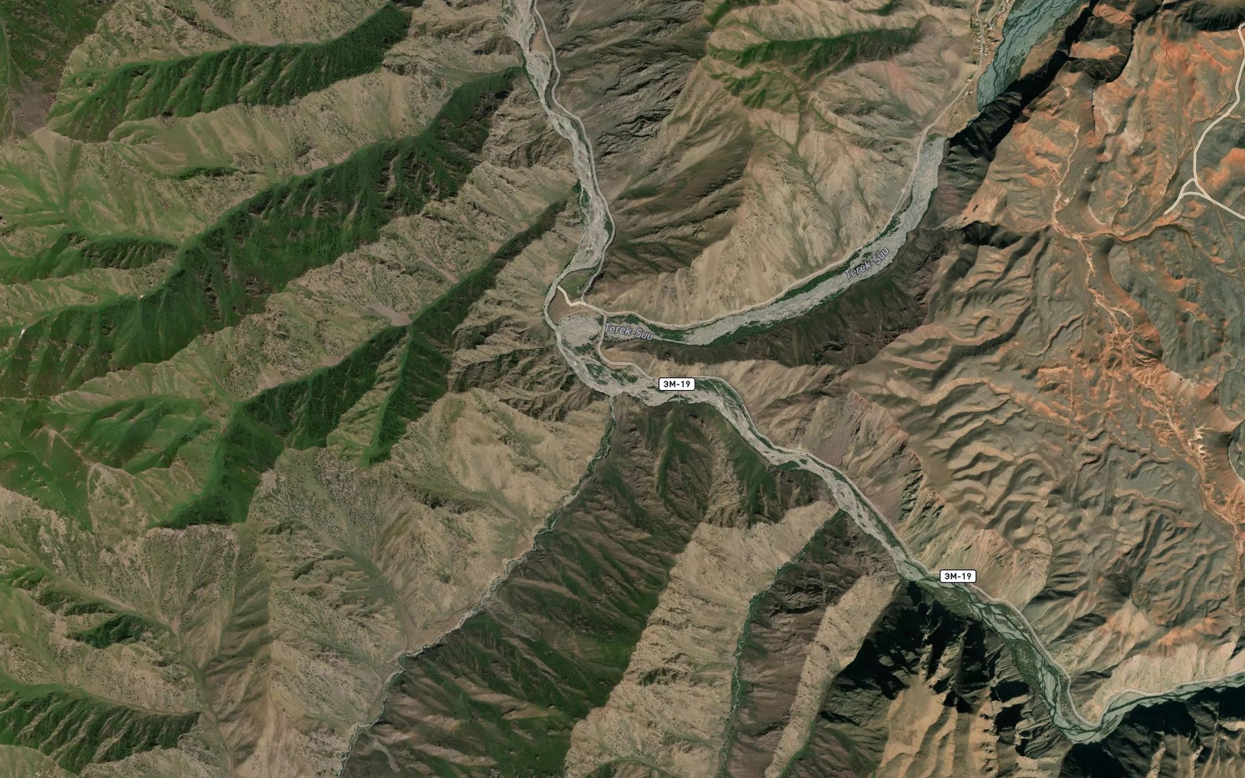 Satellite map of the Alayku