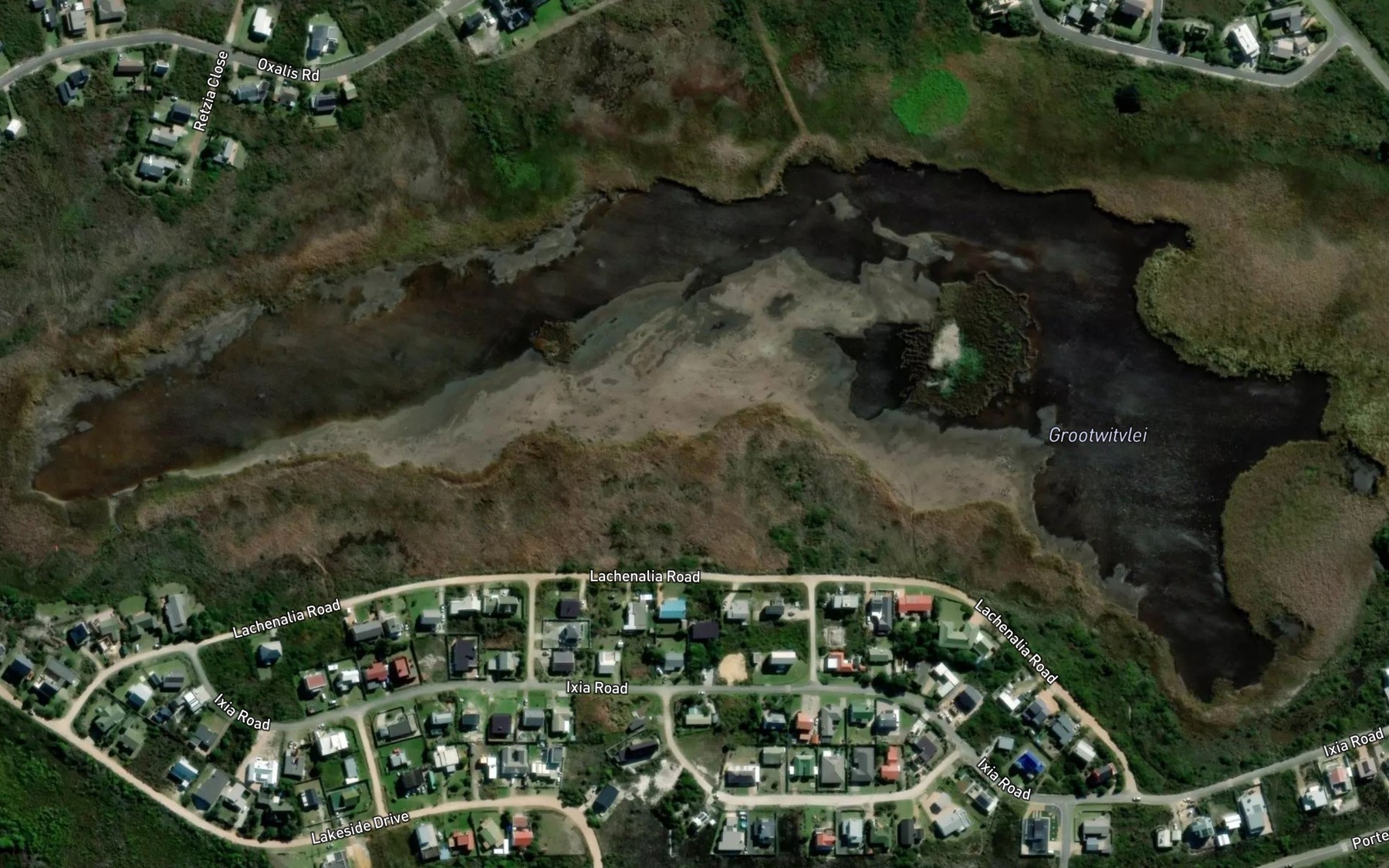 Satellite map of the Grootvleie