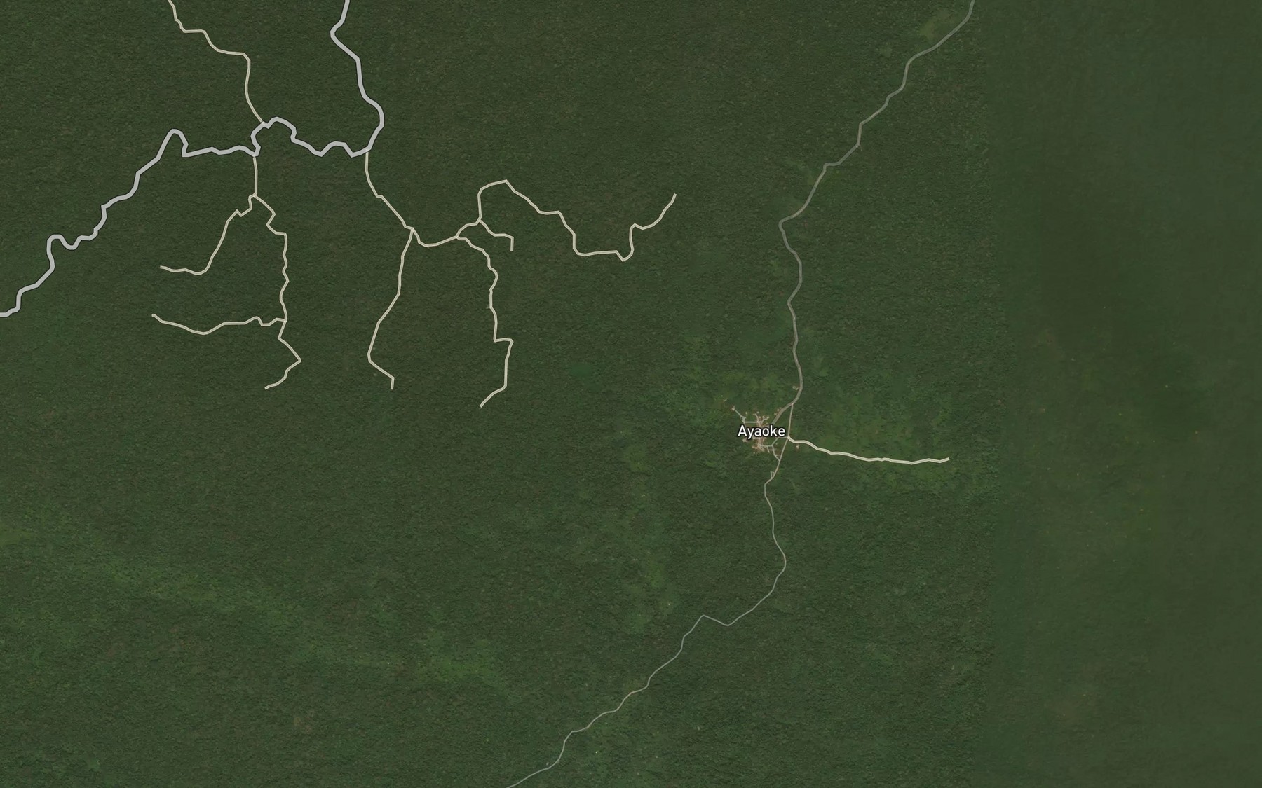 Satellite map of the Berun