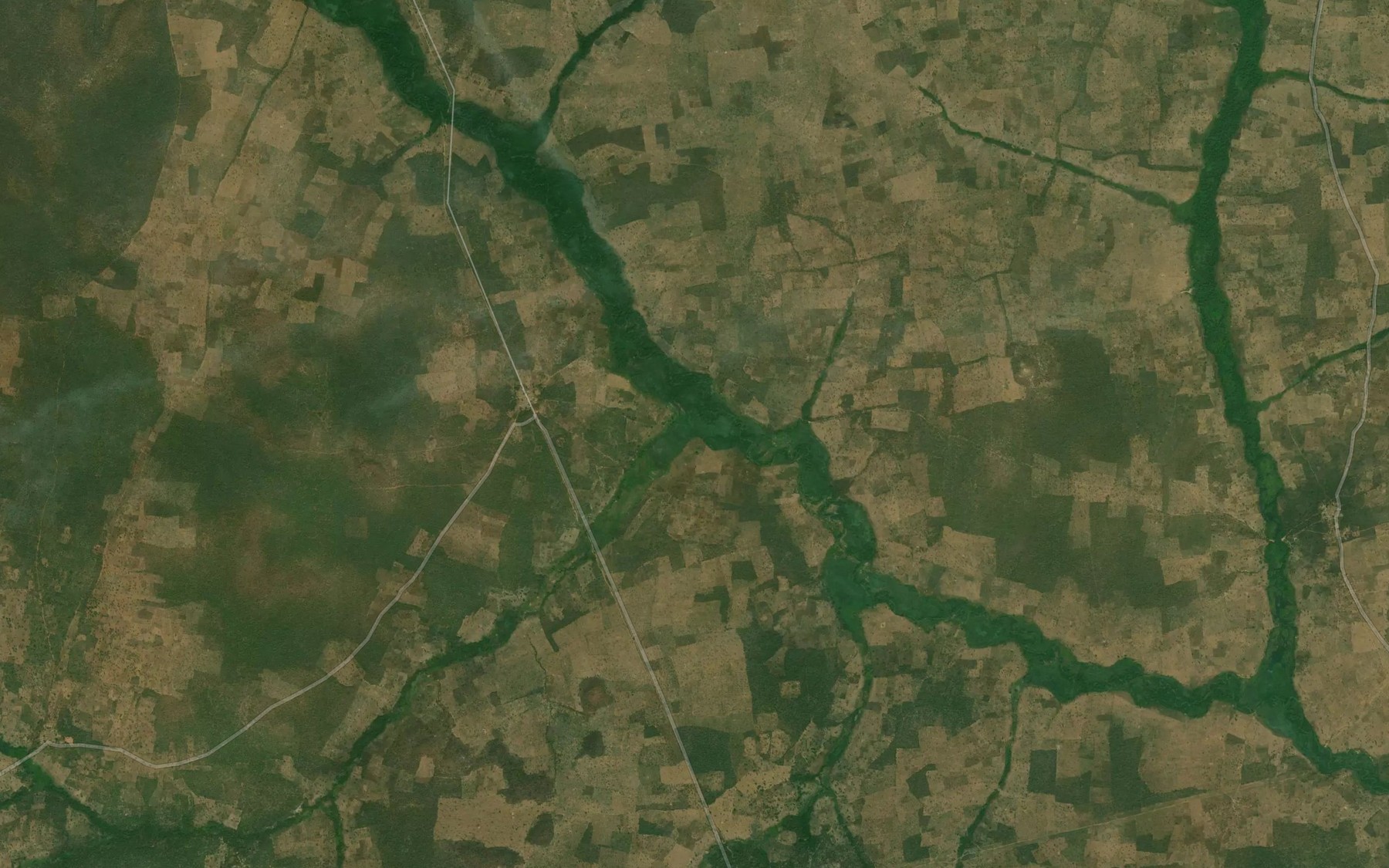 Satellite map of the River Kyanjia