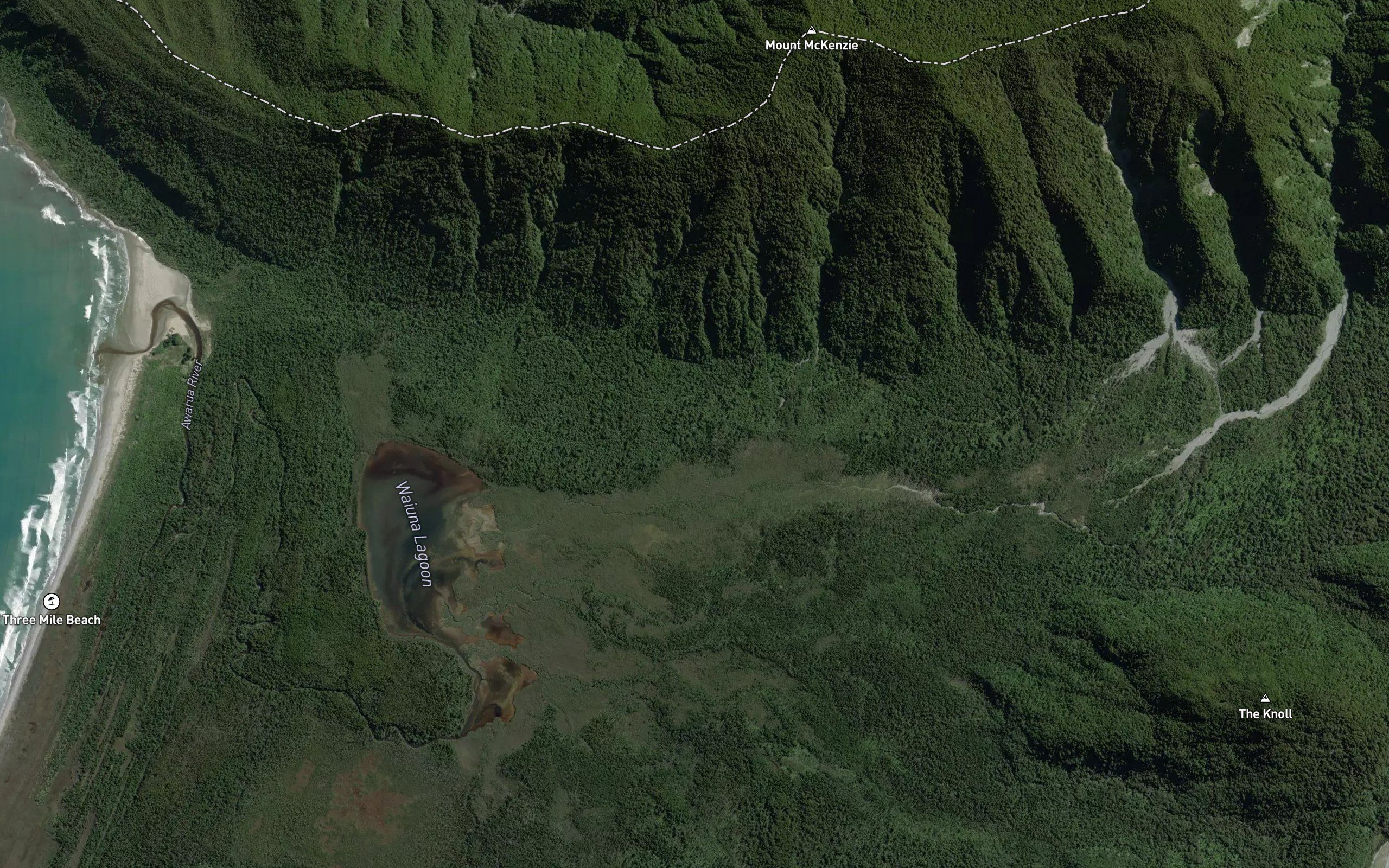 Dry Awarua River