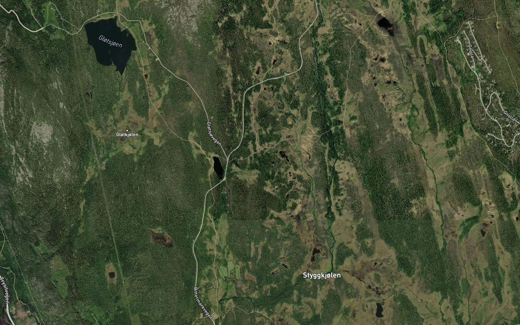 Satellite map of the Brennasbekken