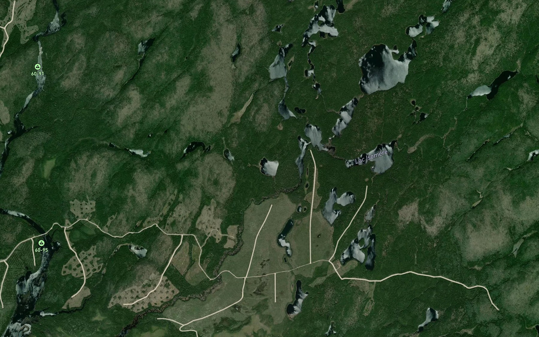 Satellite map of the Lac Lecanium