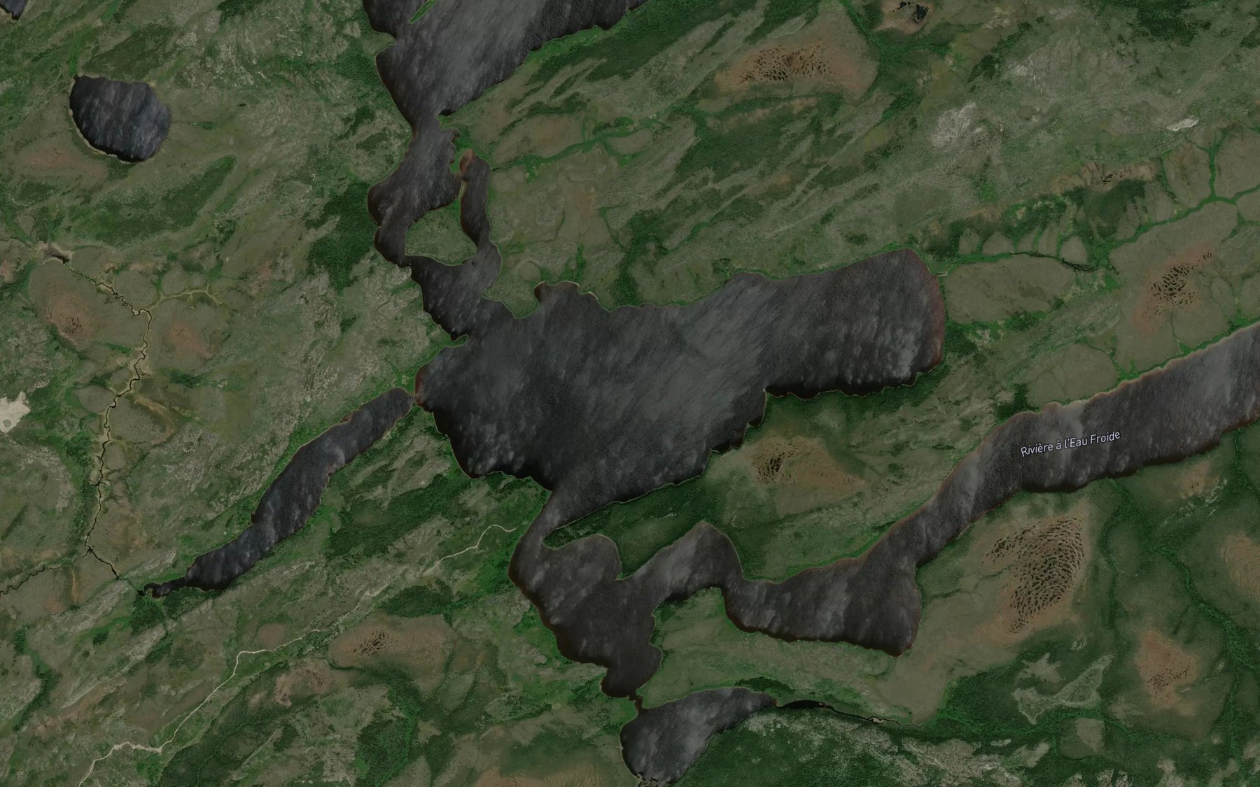 Satellite map of the Lac Atachikami