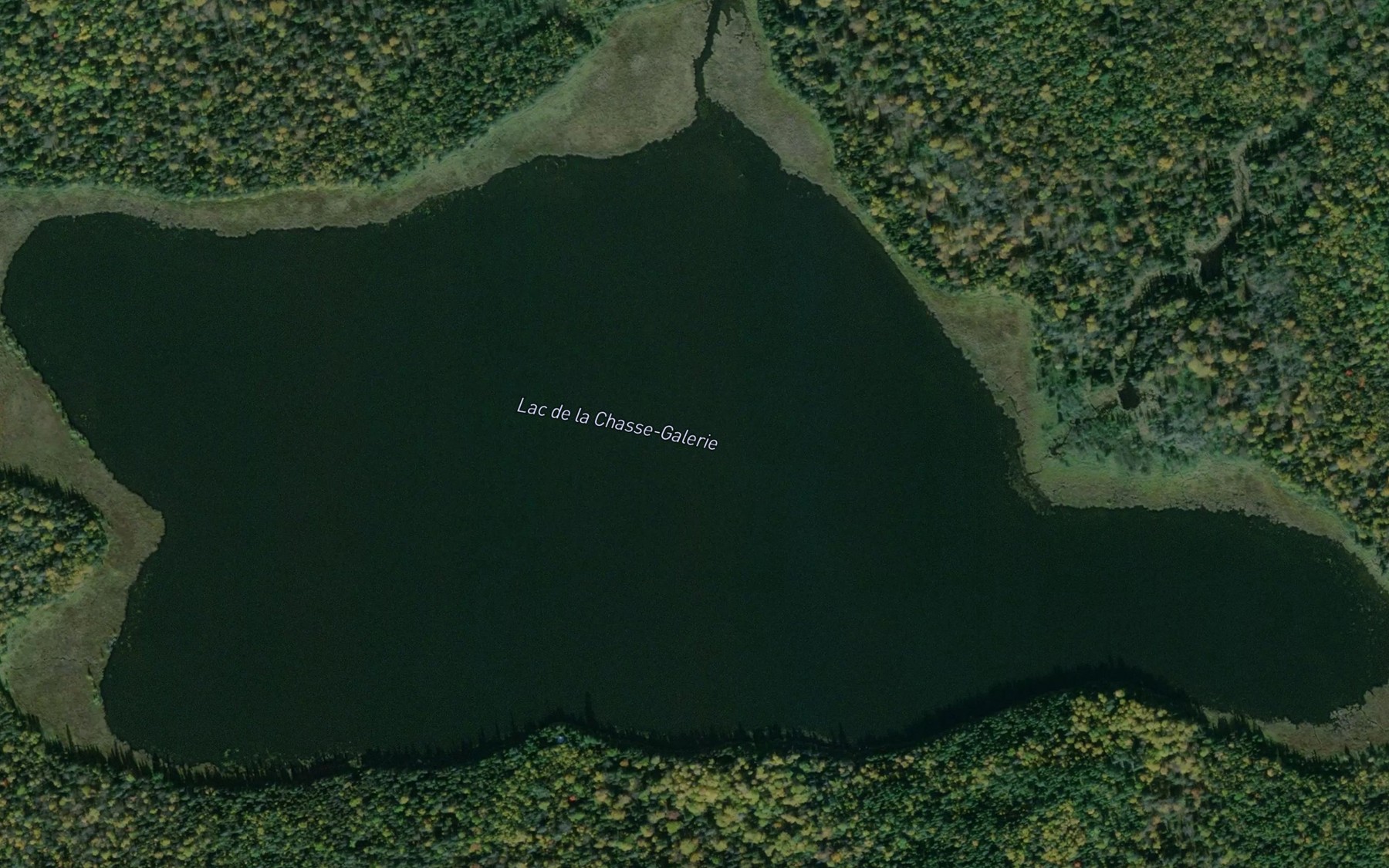 Satellite map of the Lac de la Chasse-Galerie