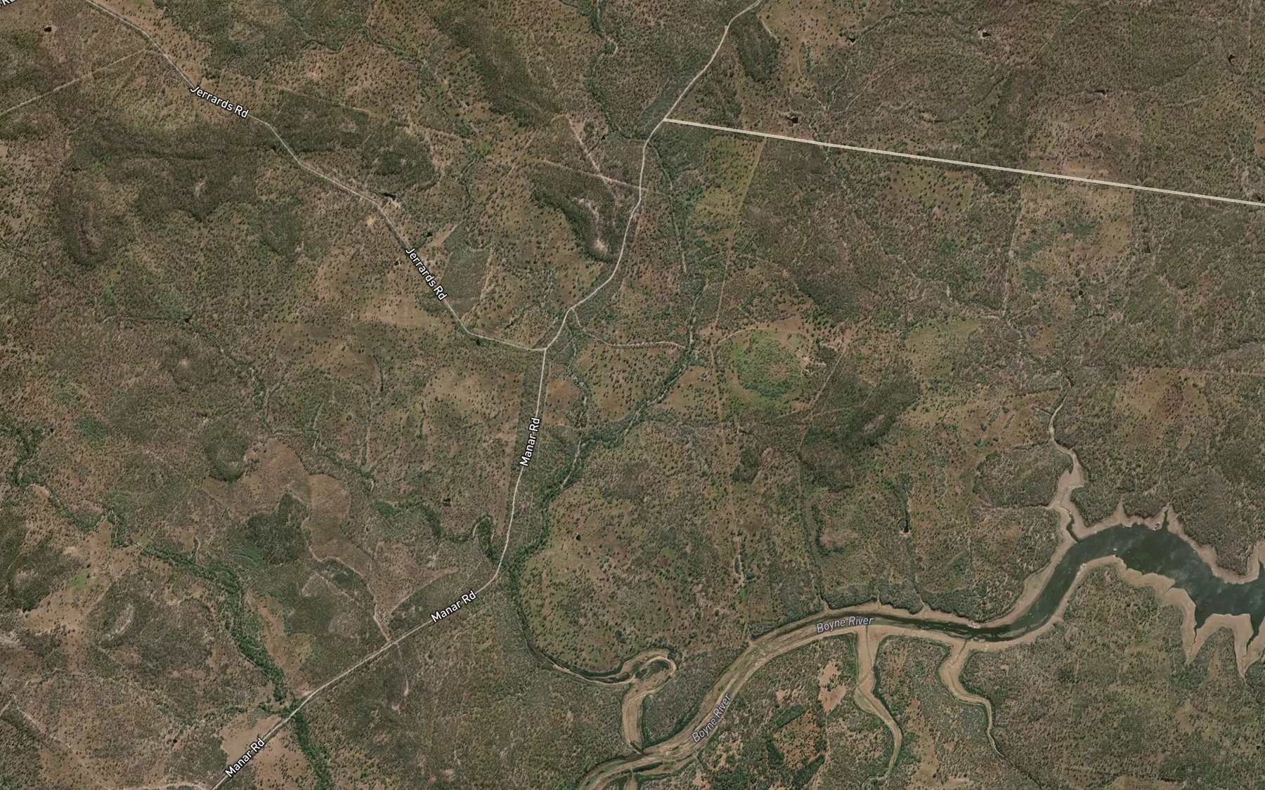 Satellite map of the Baranga Creek