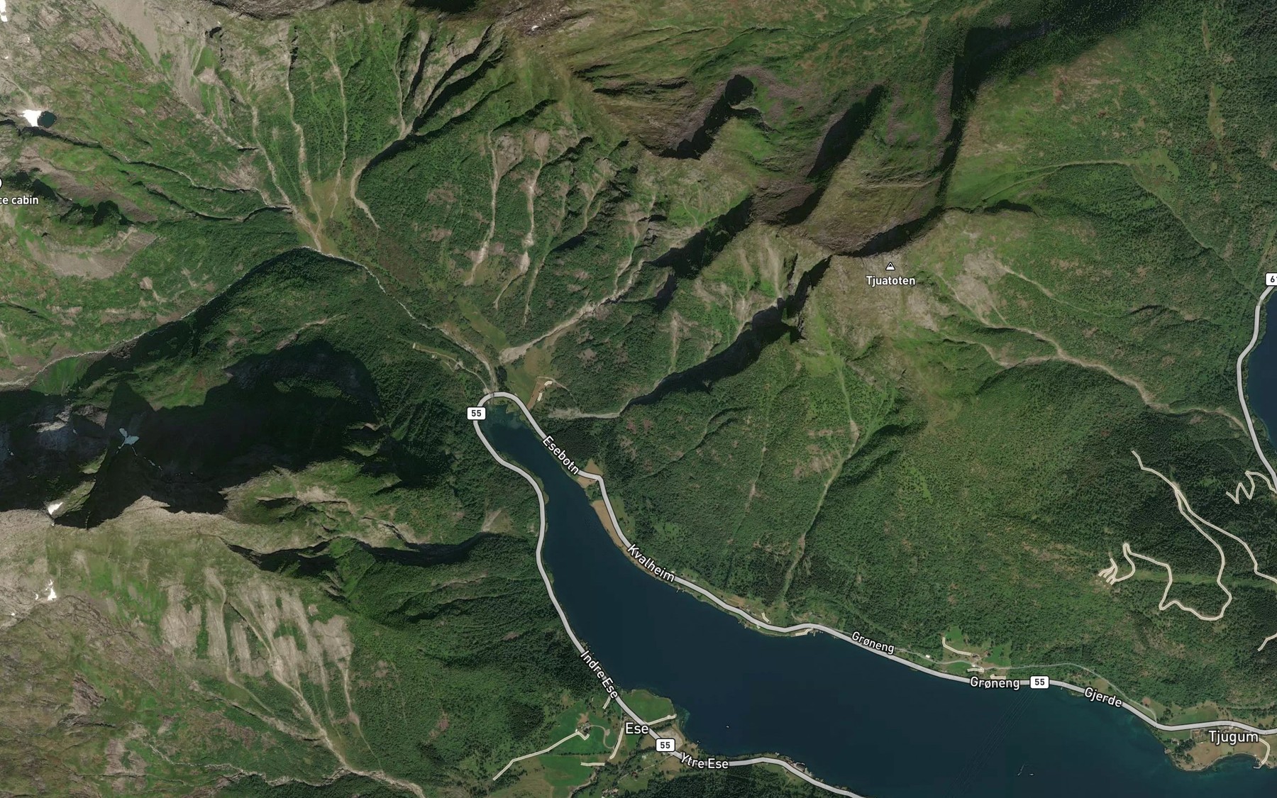 Satellite map of the Batskreda