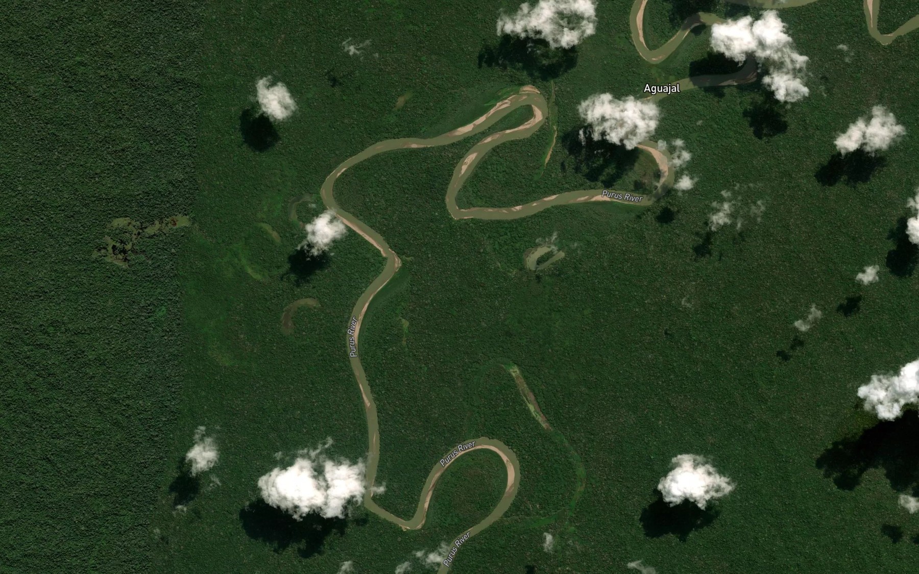 Satellite map of the Rio San Francisco