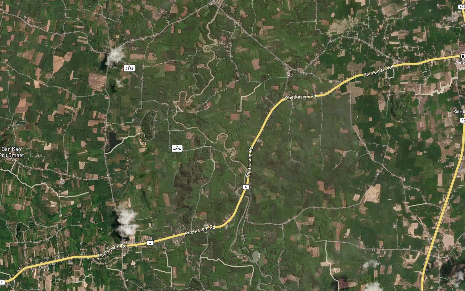 Satellite map of the Khlong Yang Yuan