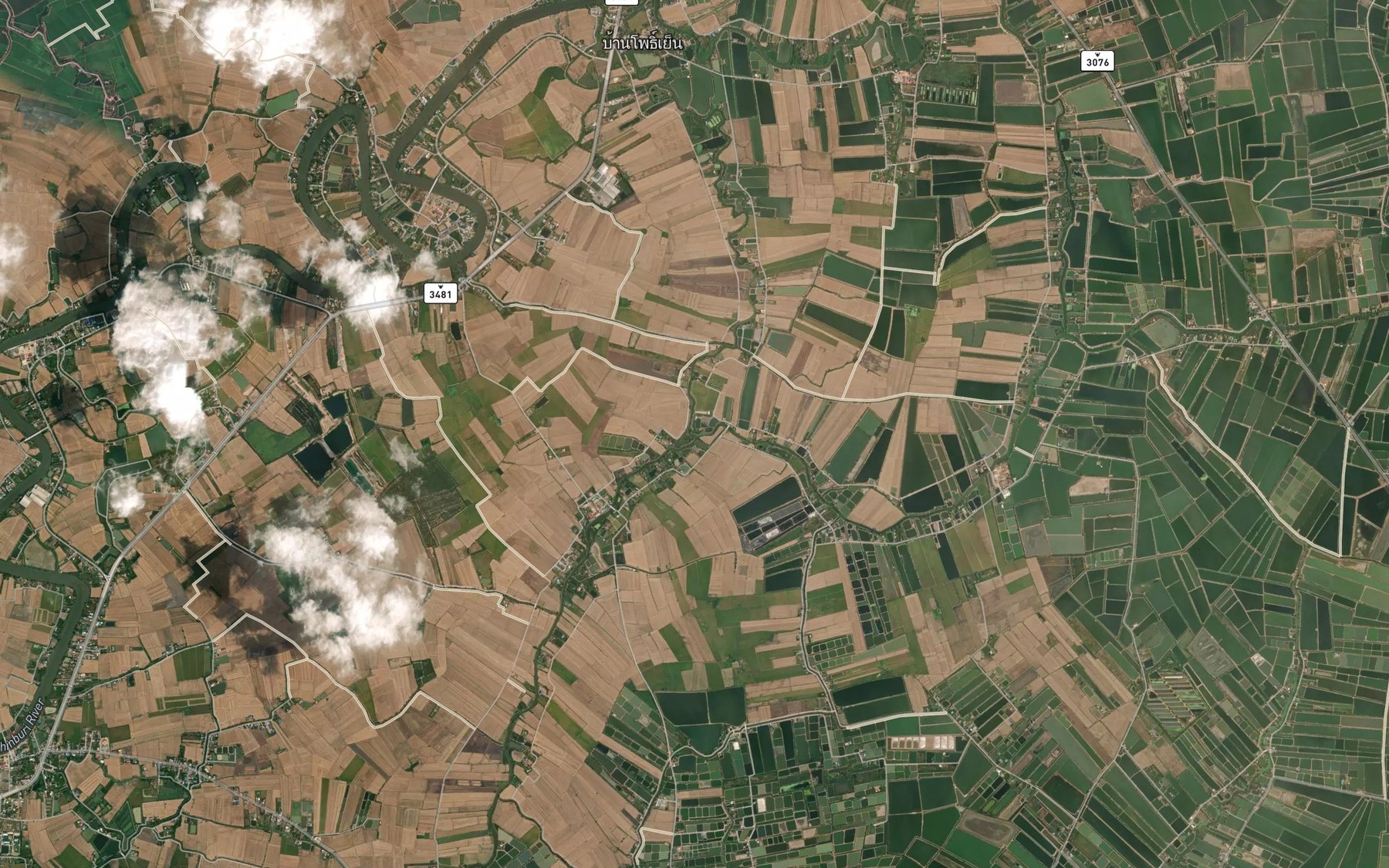 Satellite map of the Khlong Ho Thong Noi