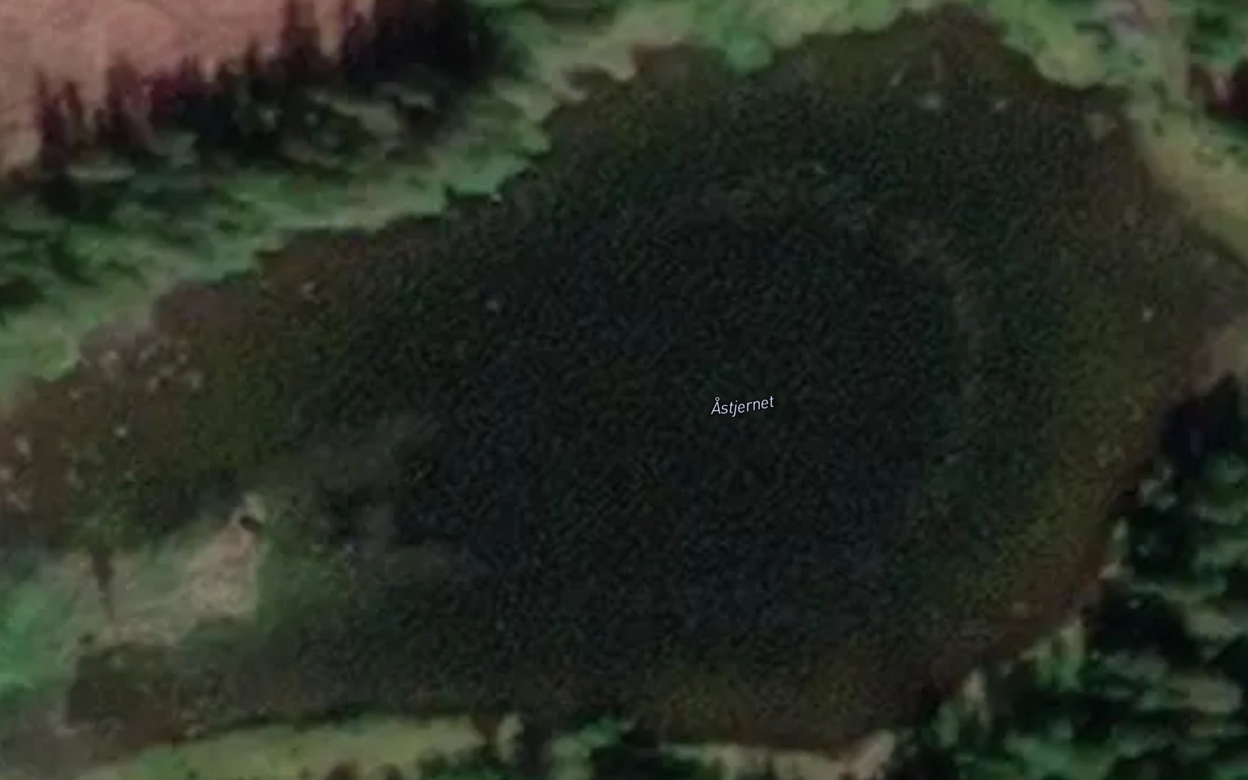 Satellite map of the Astjernet
