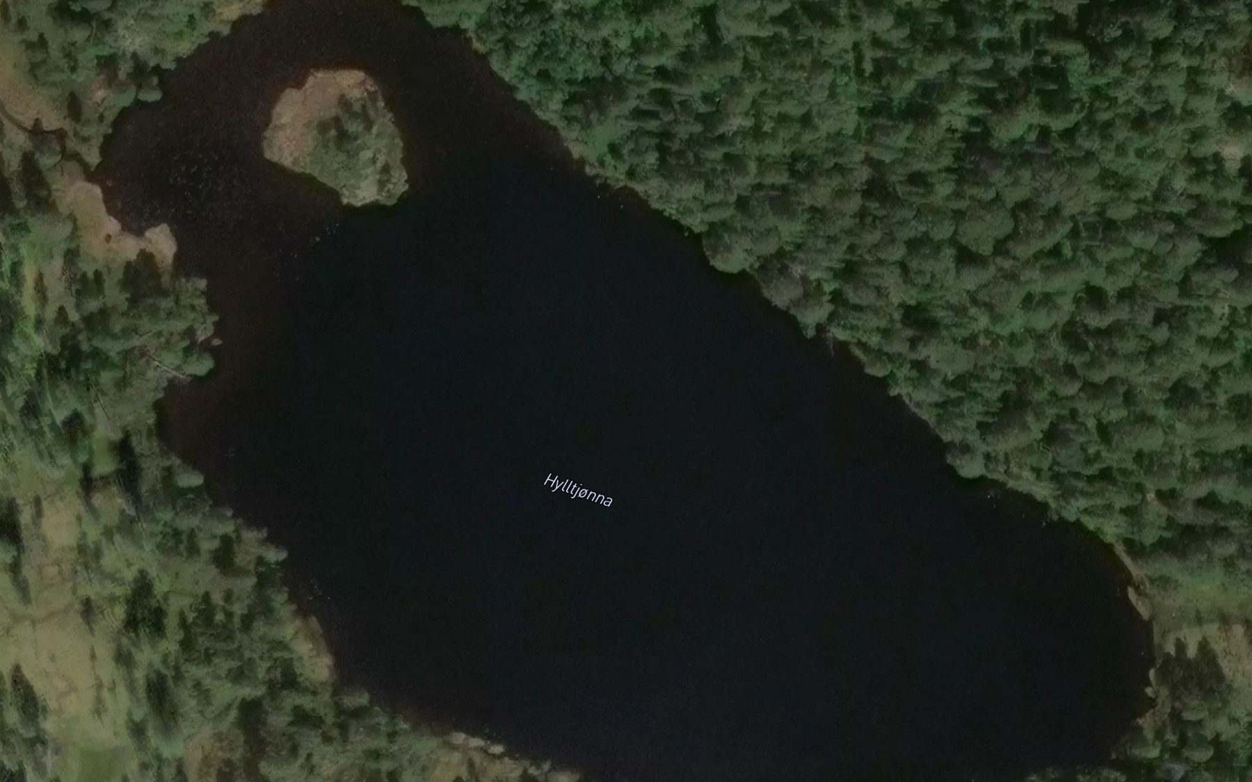 Satellite map of the Hylltjorna