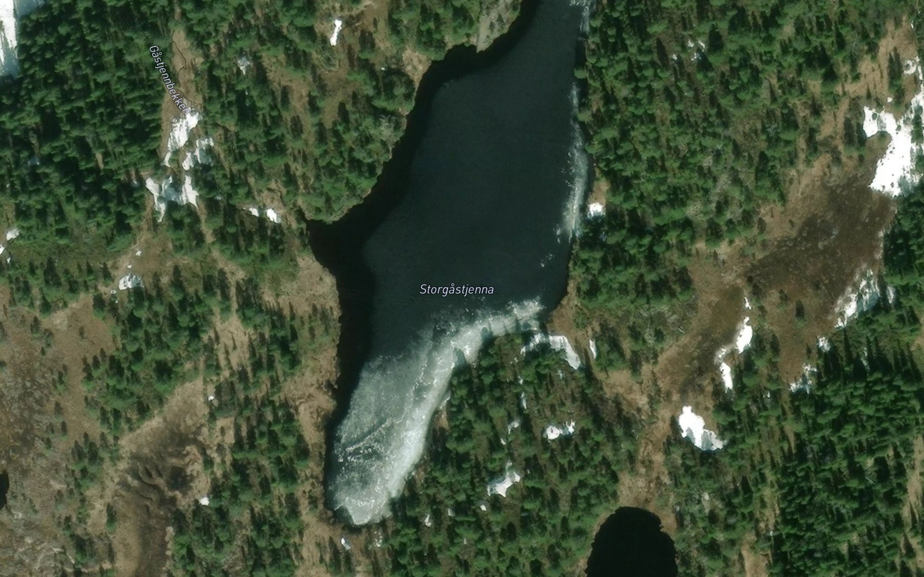 Satellite map of the Gastjornin