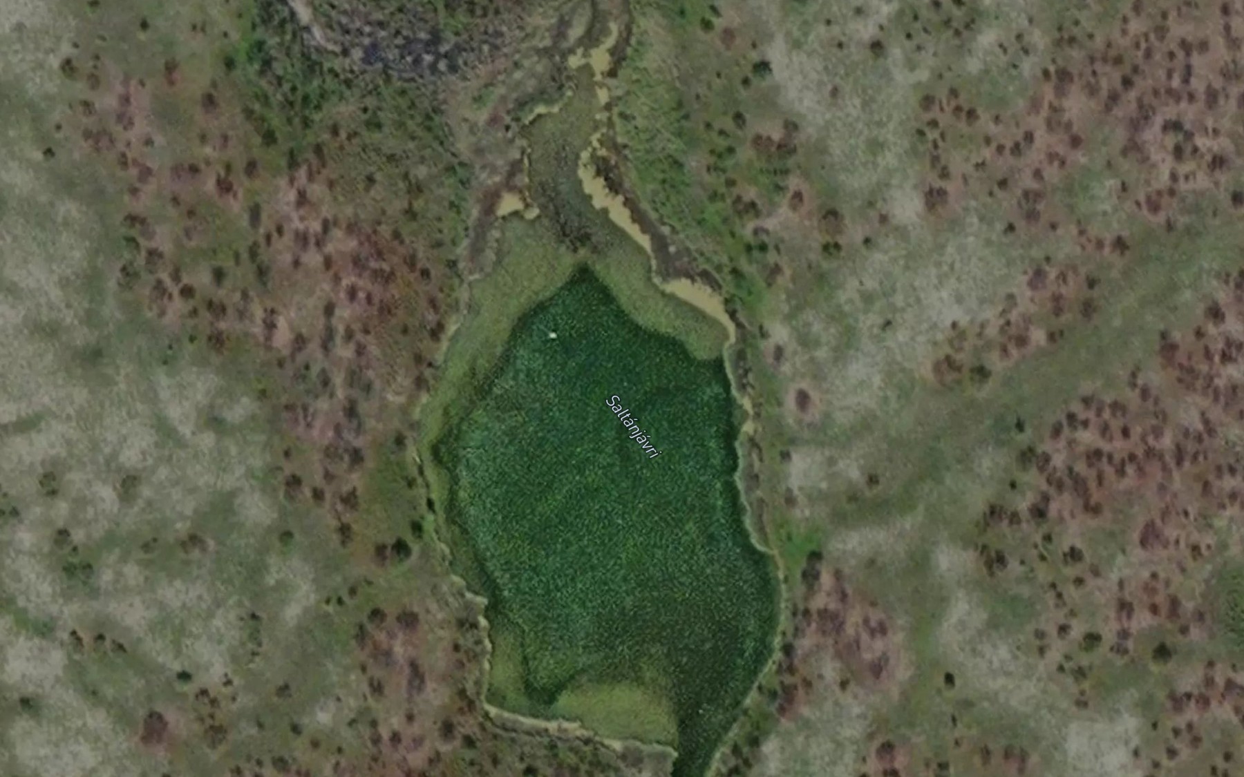Satellite map of the Saltanjavri