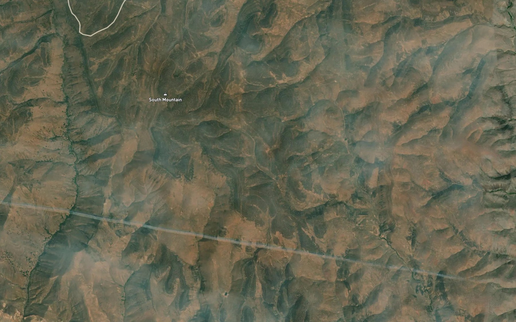 Satellite map of the Rim Spring