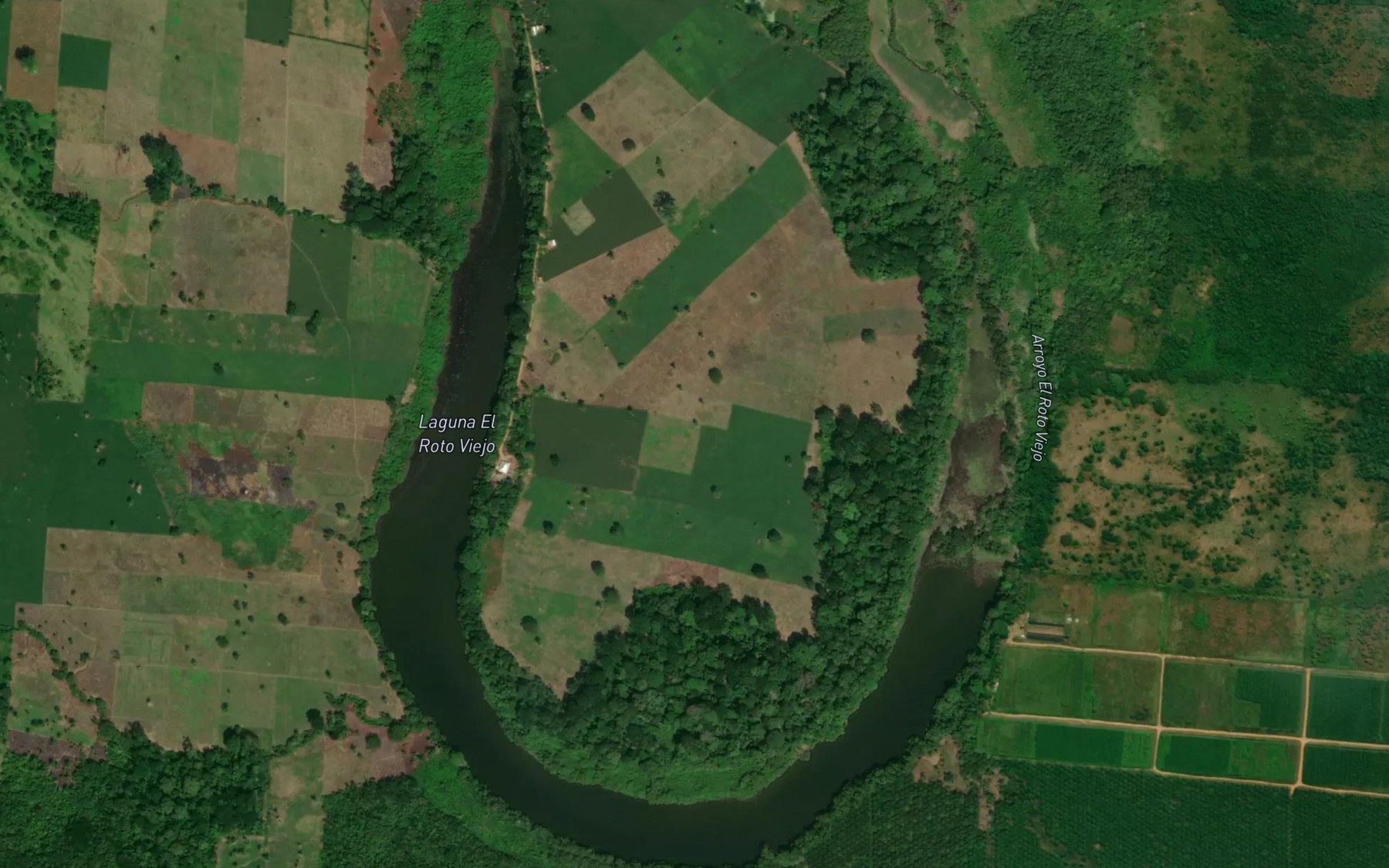 Satellite map of the Laguneta El Roto Viejo