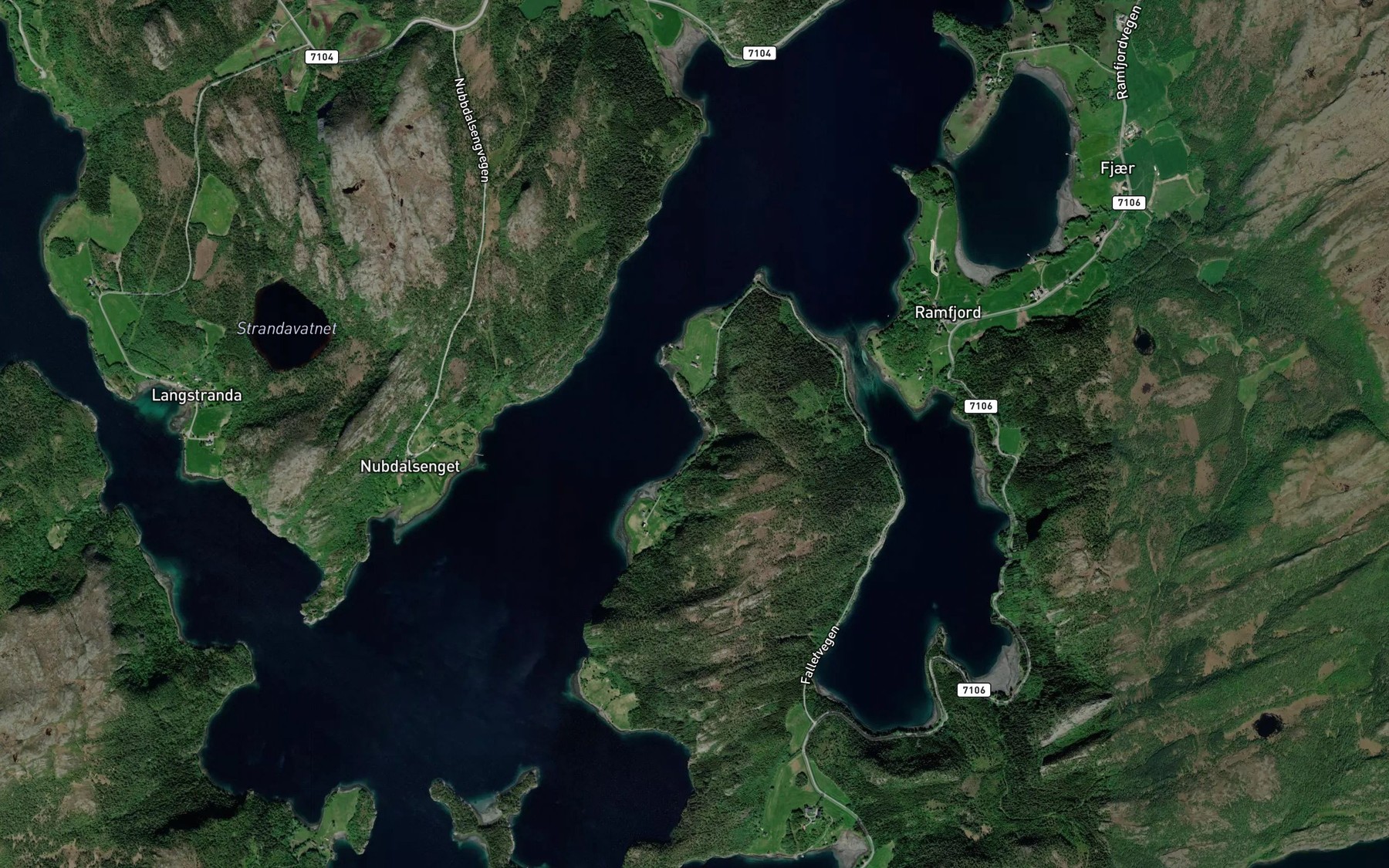 Satellite map of the Bjonnvika
