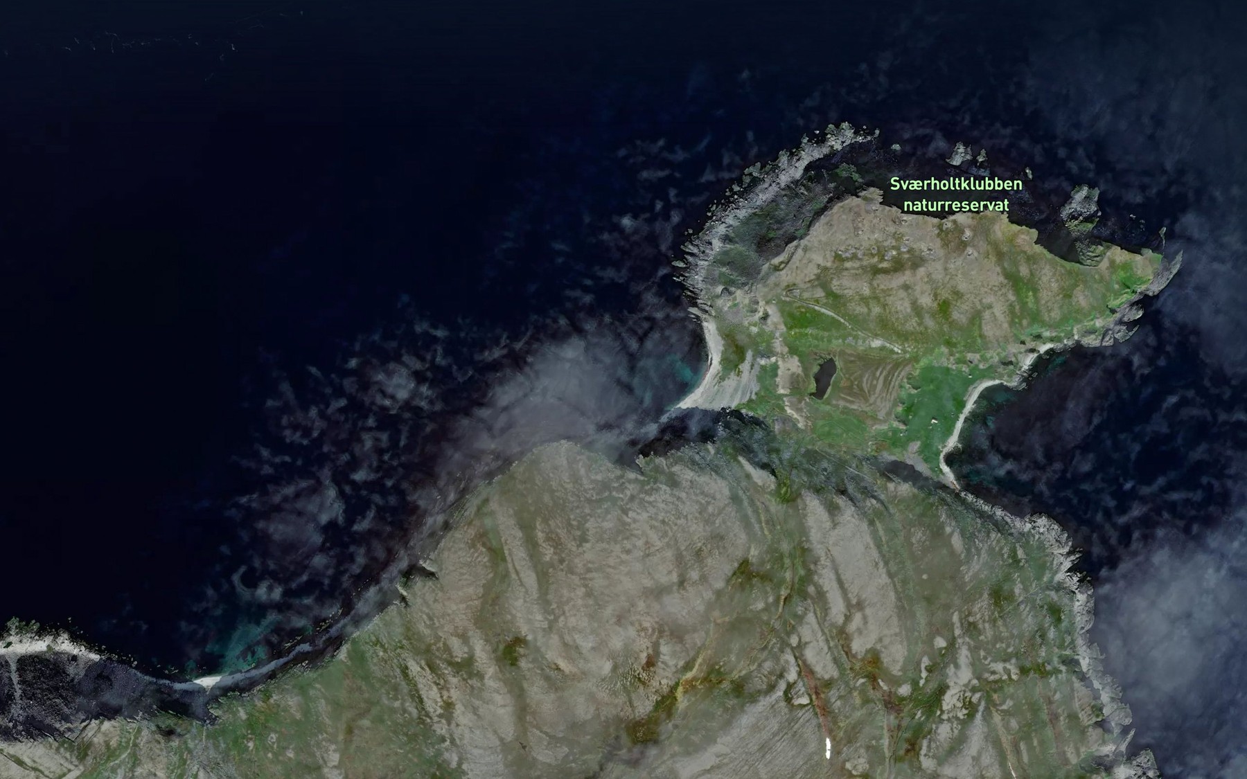 Satellite map of the Eidsbukta