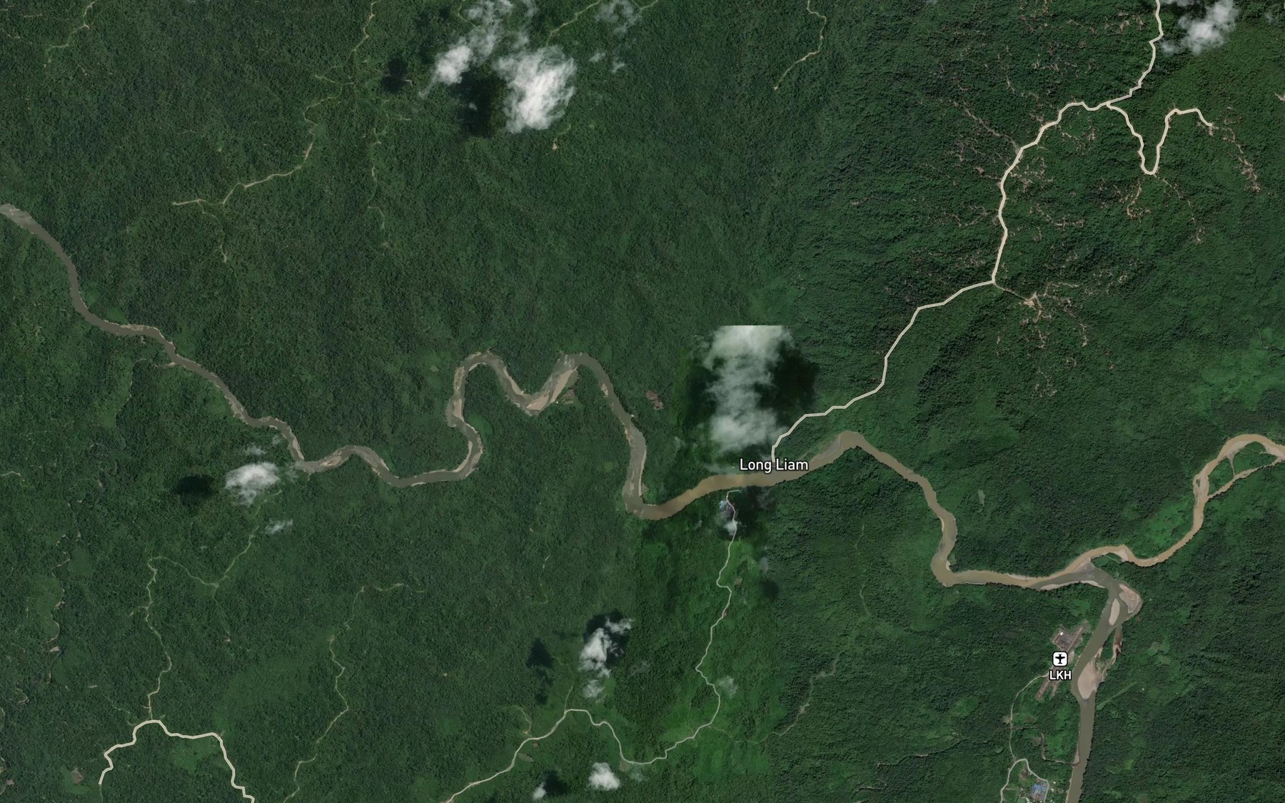 Satellite map of the Sungai Para