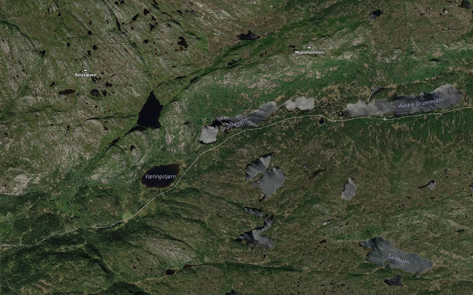Satellite map of the Jotjornbekken