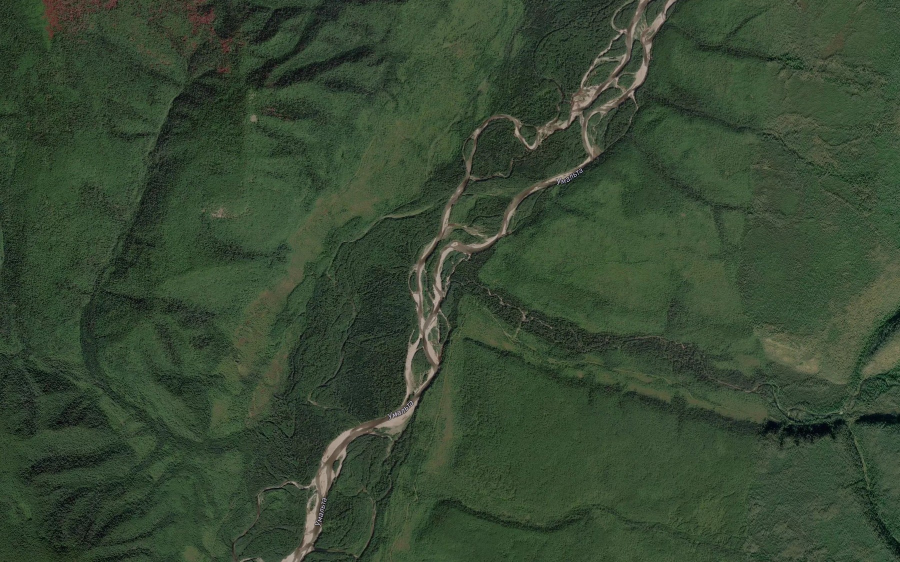 Satellite map of the Zolotoy