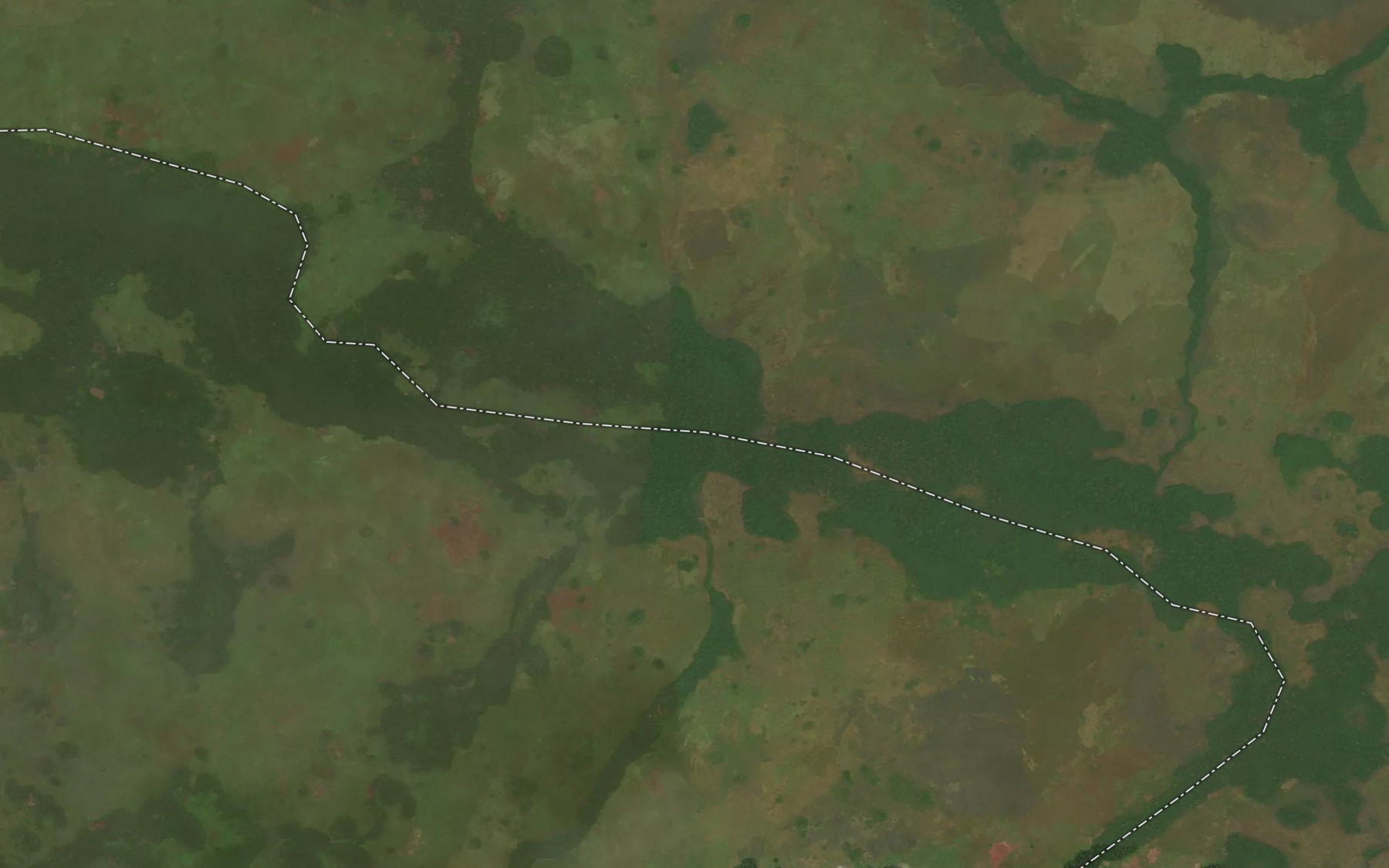 Satellite map of the Madjobo