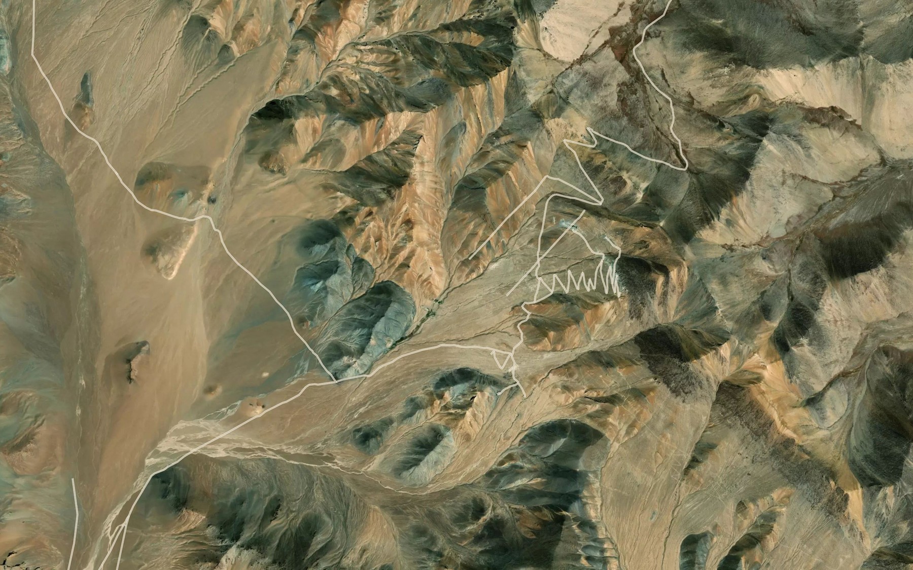 Satellite map of the Chashmai Mamberdy-Buloq