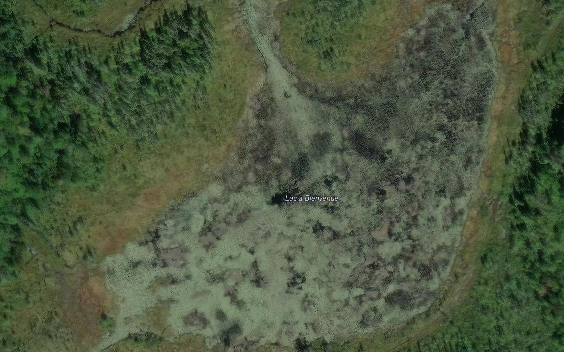 Satellite map of the Lac a Bienvenue